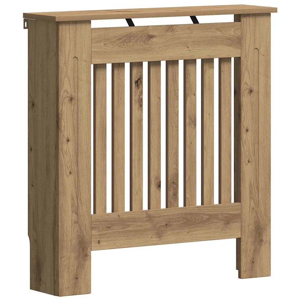 vidaXL Kryt radiátora Dub artisan 78 x 19 x 815 cm Kompozitné drevo