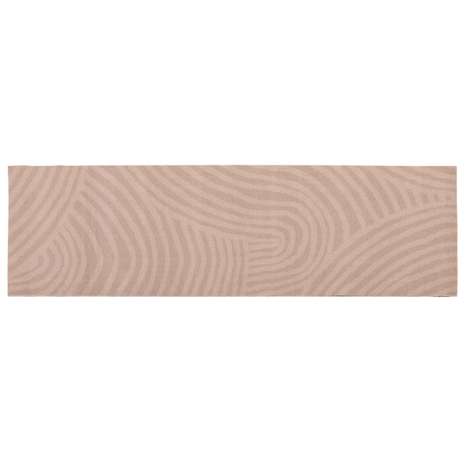 vidaXL Kuchynský koberec taupe škandinávsky 150 x 45 cm 100% polyamid