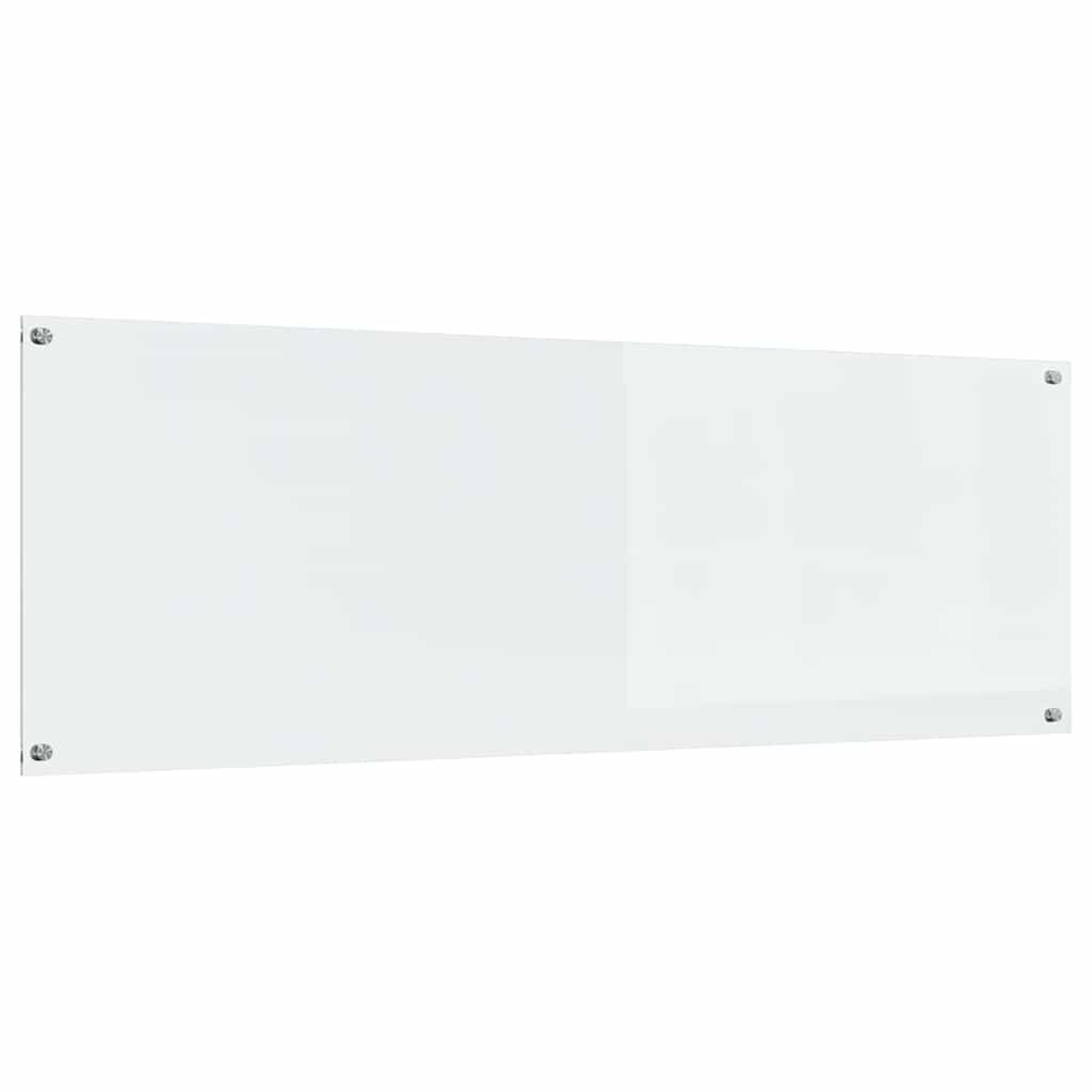 vidaXL Kuchynský obklad Priehľadná 120 x 40 cm tvrdené sklo