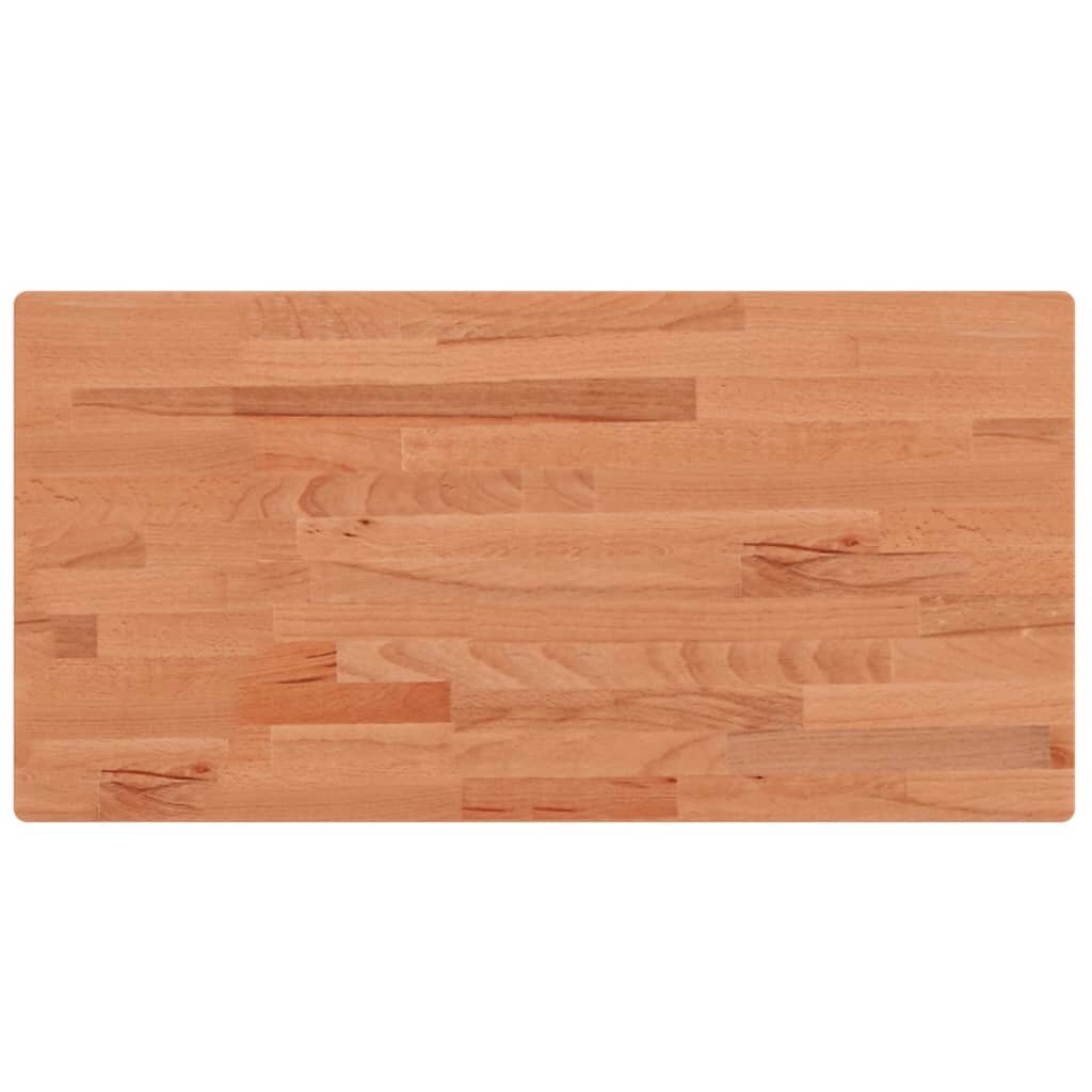 vidaXL Kúpeľňová doska 100x50x15 cm masívny buk