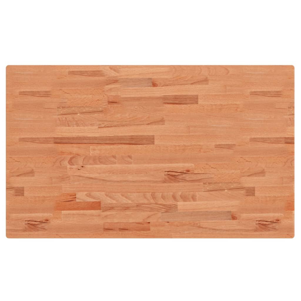 vidaXL Kúpeľňová doska 100x60x15 cm masívny buk