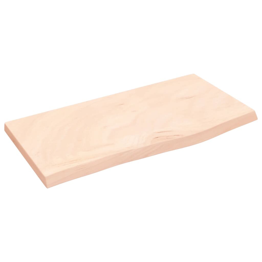 vidaXL Kúpeľňová doska 60x30x2 cm neošetrený masív