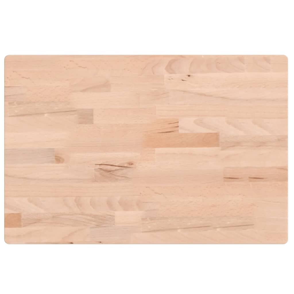 vidaXL Kúpeľňová doska 60x40x4 cm masívny buk