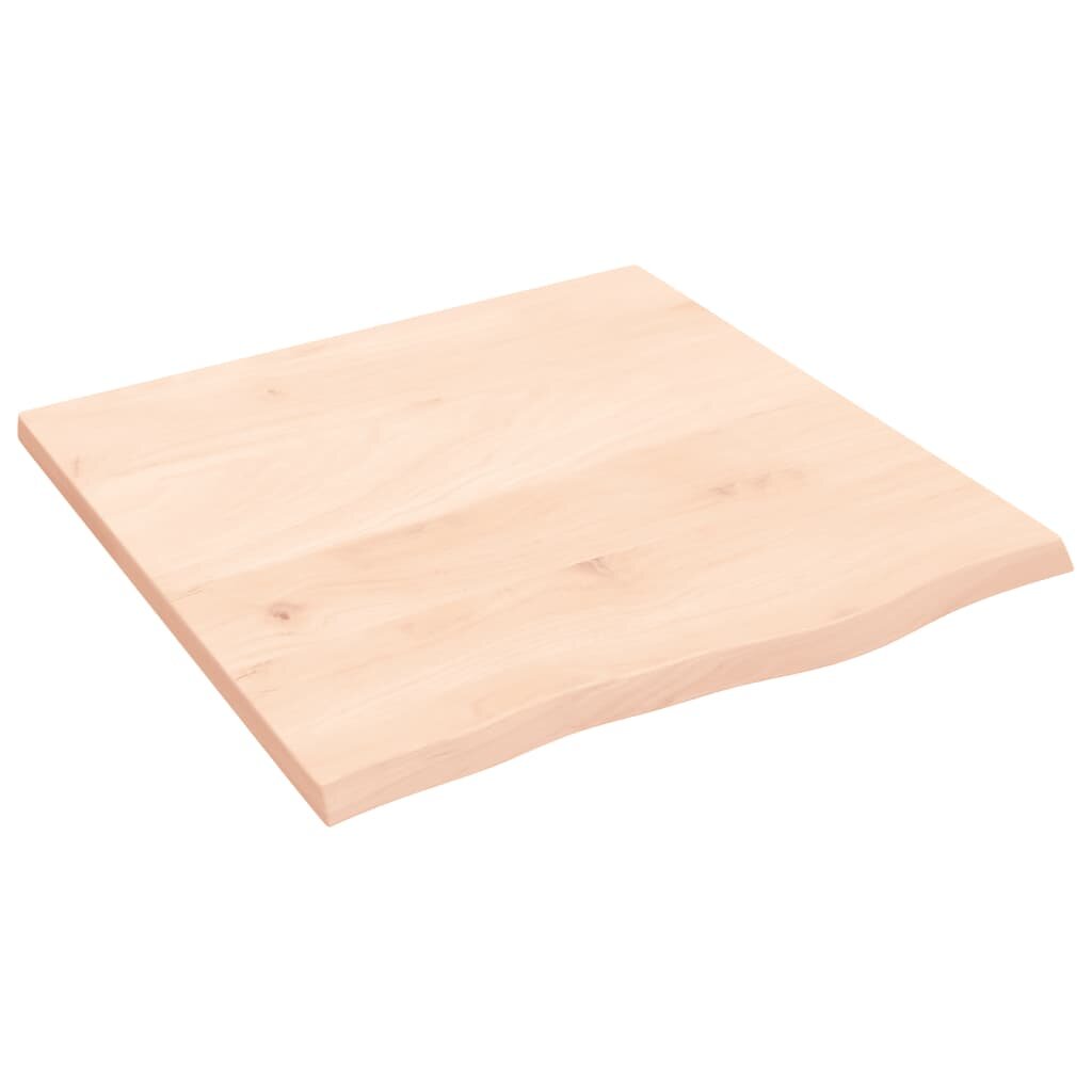 vidaXL Kúpeľňová doska 60x60x2 cm neošetrený masív