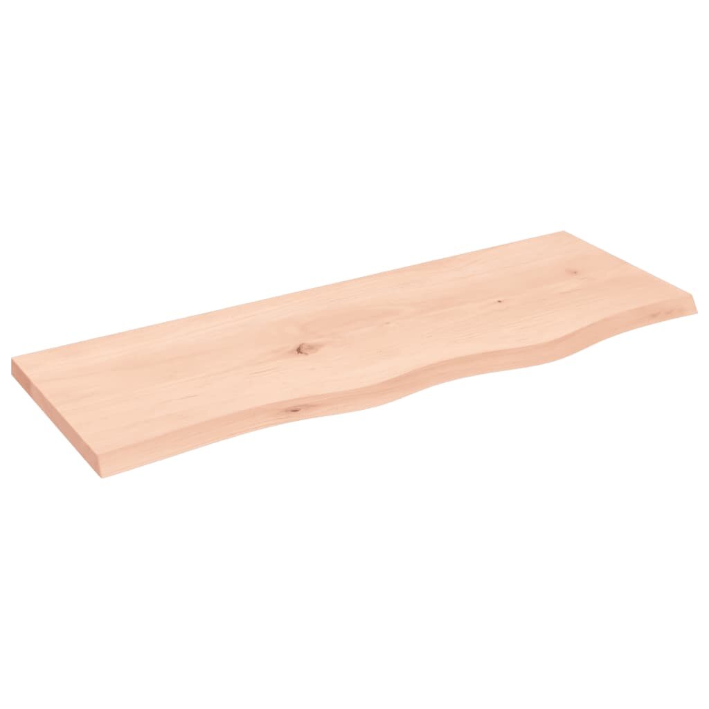 vidaXL Kúpeľňová doska 80x30x2 cm neošetrený masív