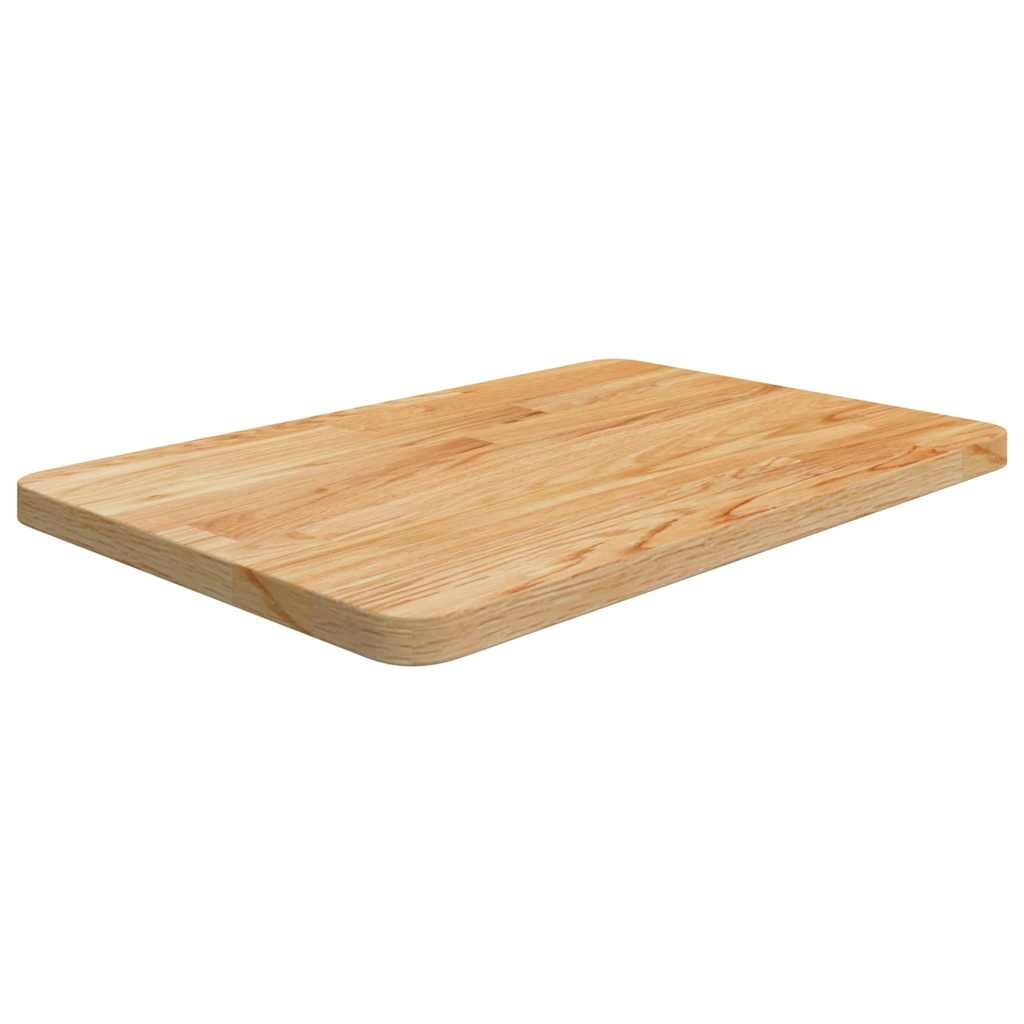 vidaXL Kúpeľňová doska bledohnedá 60x40x25 cm ošetrený masív