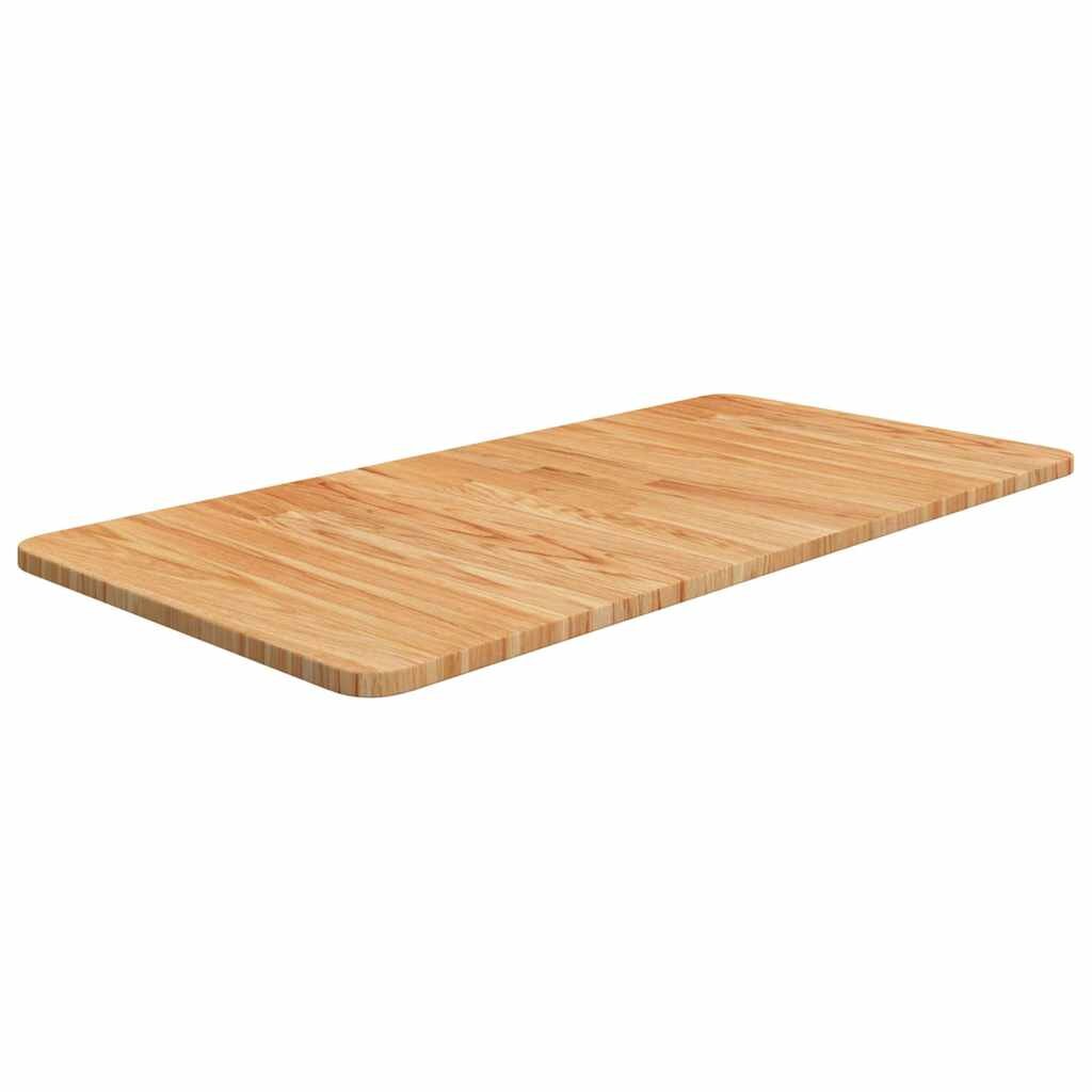 vidaXL Kúpeľňová doska bledohnedá 80x40x15 cm ošetrený masív