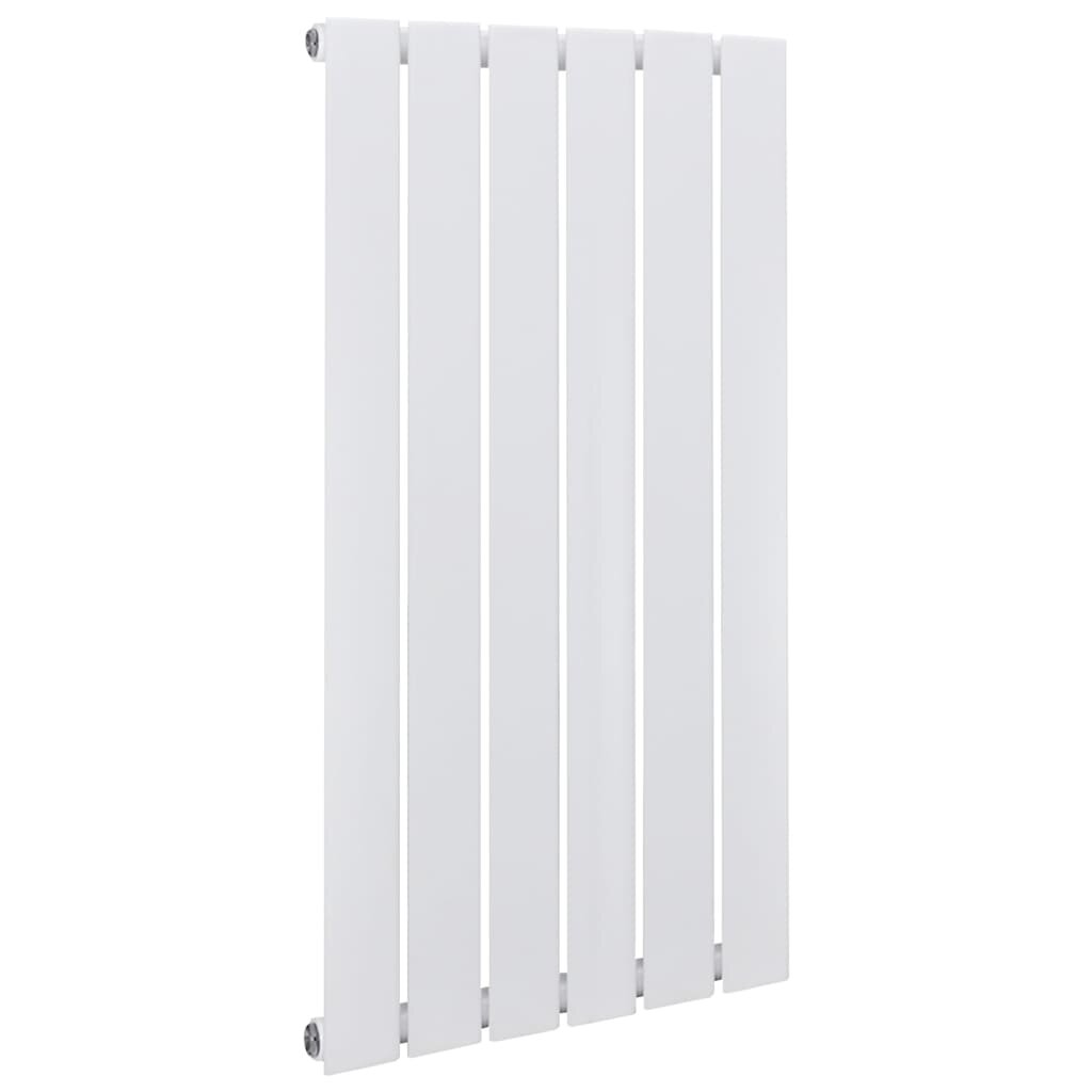 vidaXL Lamelový radiátor biely 465 mmx900 mm