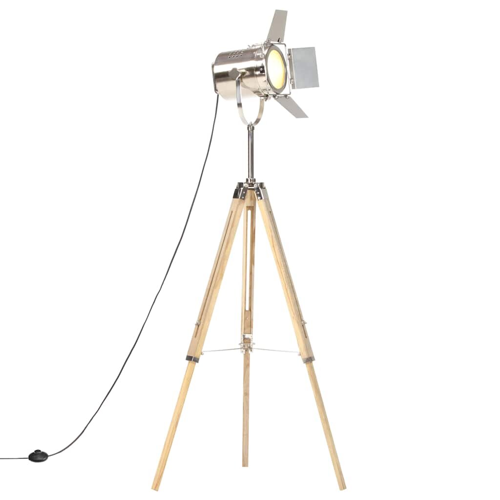 vidaXL Lampa na statíve mangový masív 140 cm