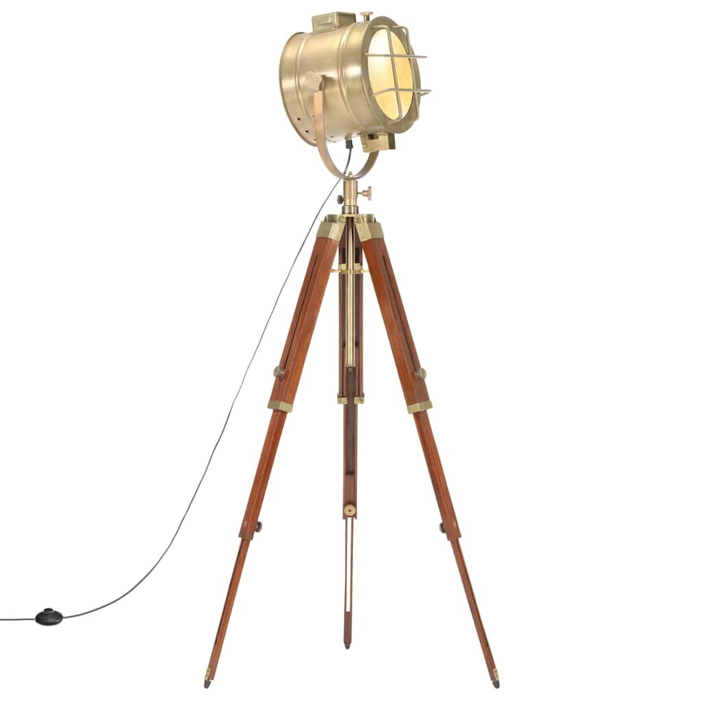 vidaXL Lampa na statíve mangový masív 165 cm