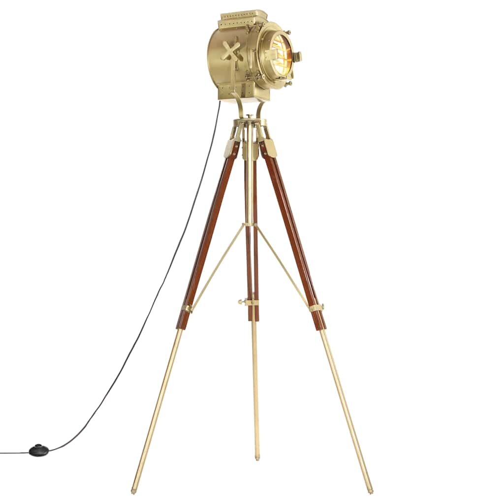 vidaXL Lampa na statíve mangový masív 193 cm