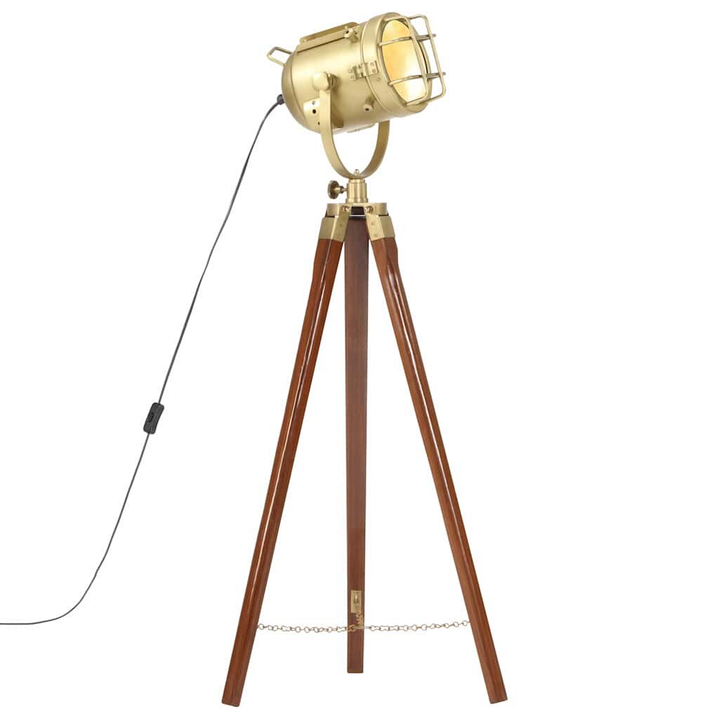 vidaXL Lampa na statíve mangový masív 97 cm