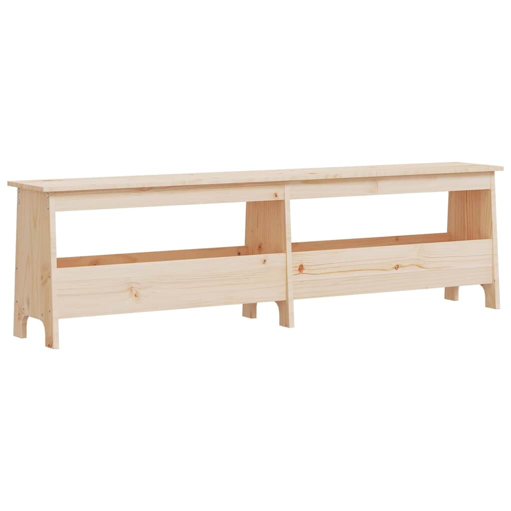 vidaXL Lavica do predsiene 160x28x45 cm masívne borovicové drevo