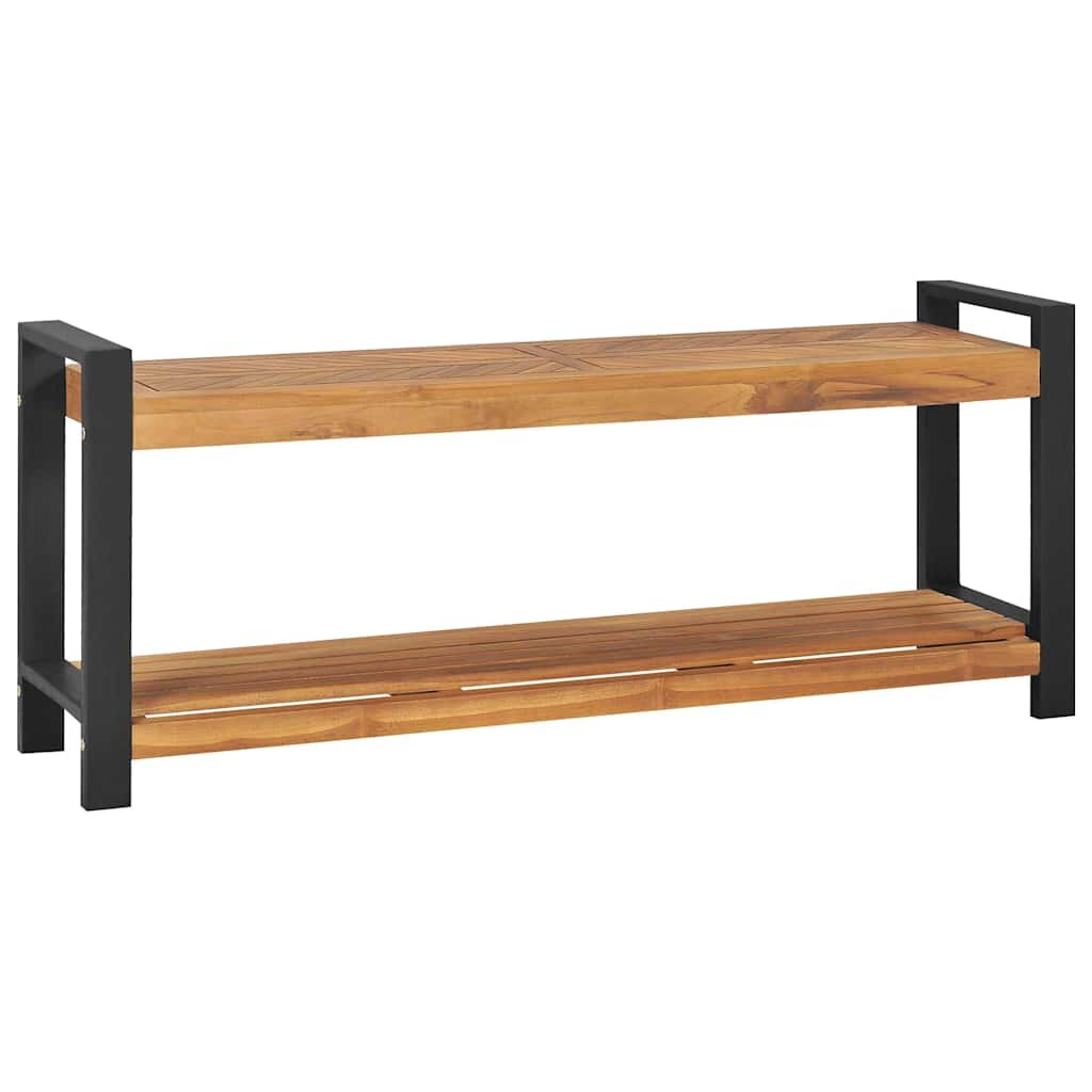 vidaXL Lavička 120 cm teakový masív