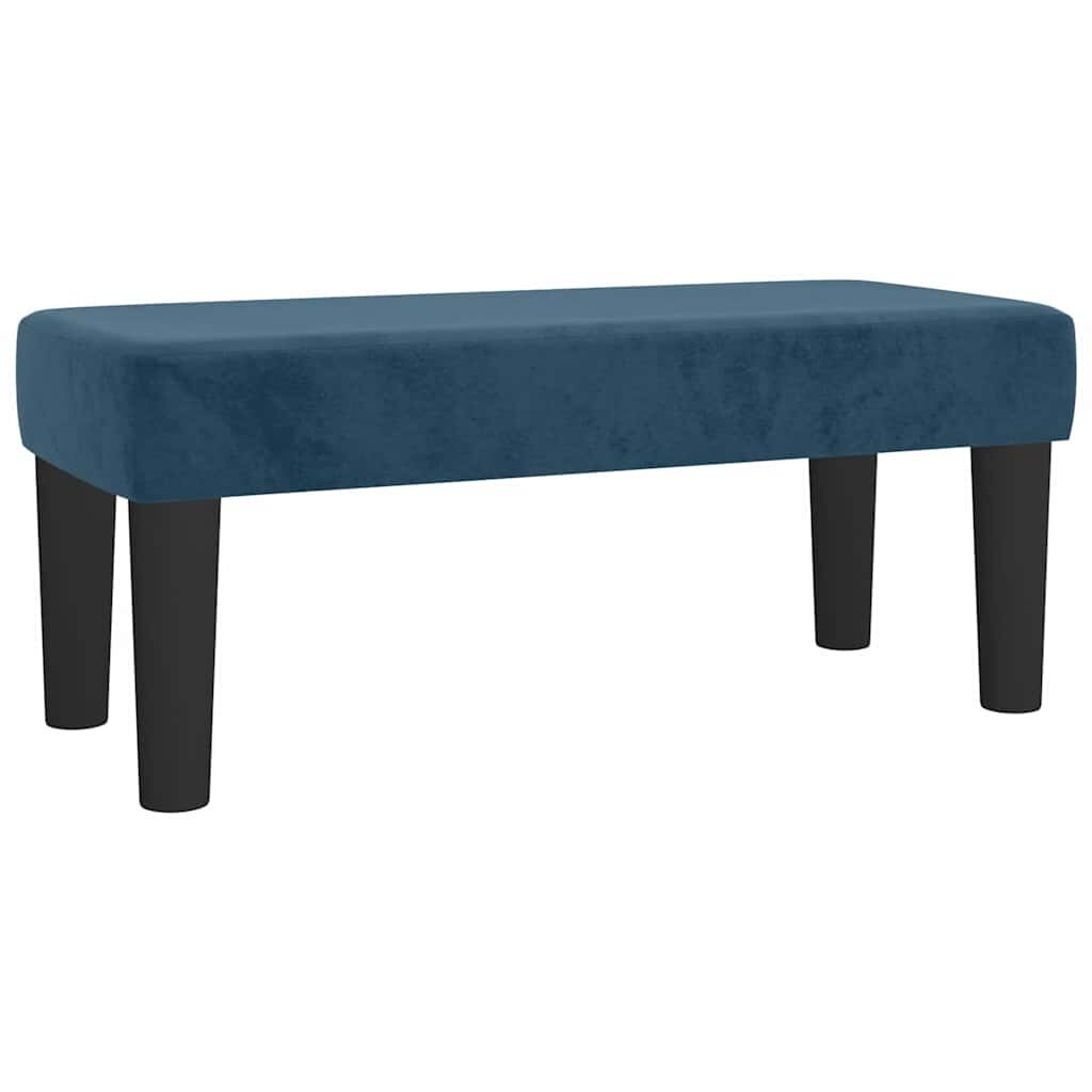 vidaXL Lavička tmavosivá 70x30x30 cm zamat