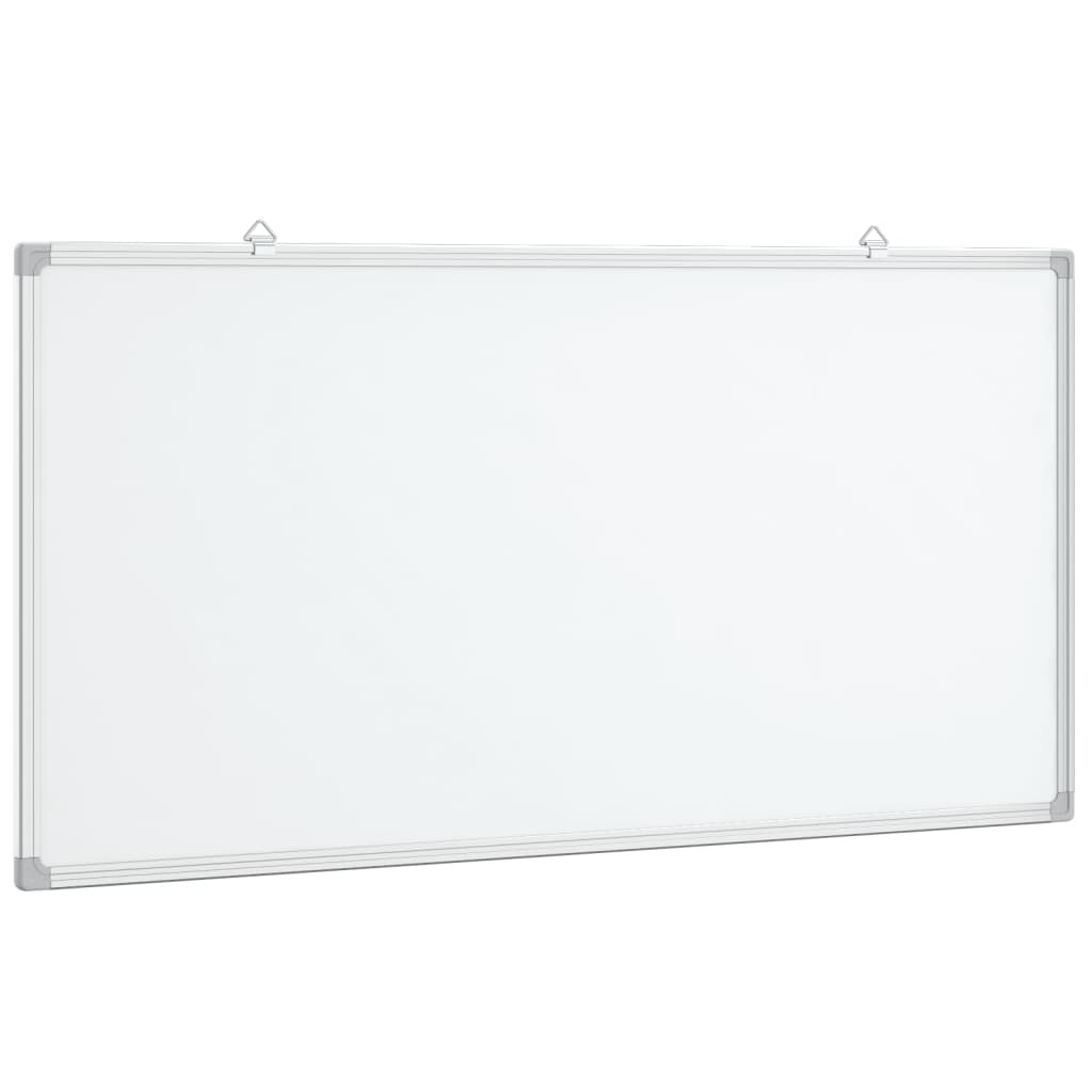 vidaXL Magnetická biela tabuľa 60x30x17 cm hliník