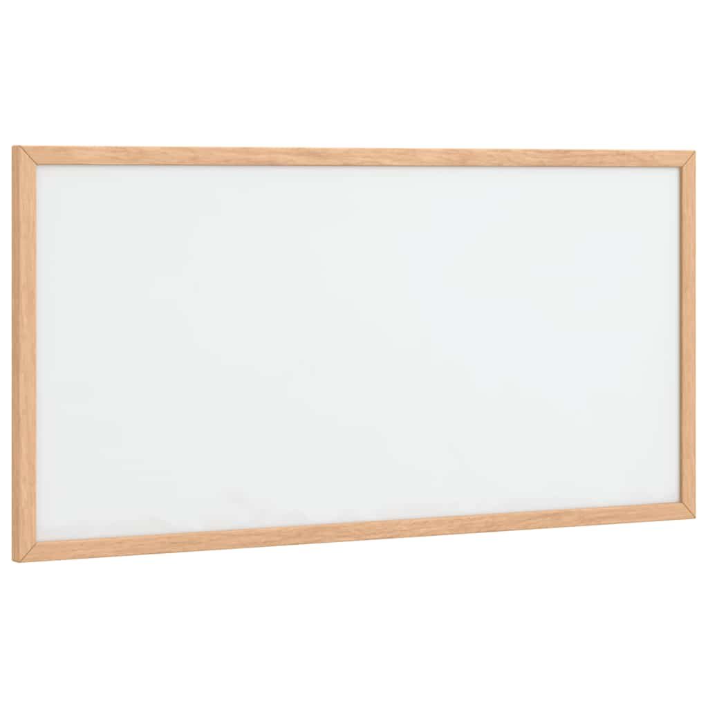 vidaXL Magnetická biela tabuľa s rámom z masívneho borovicového dreva 60x30 cm