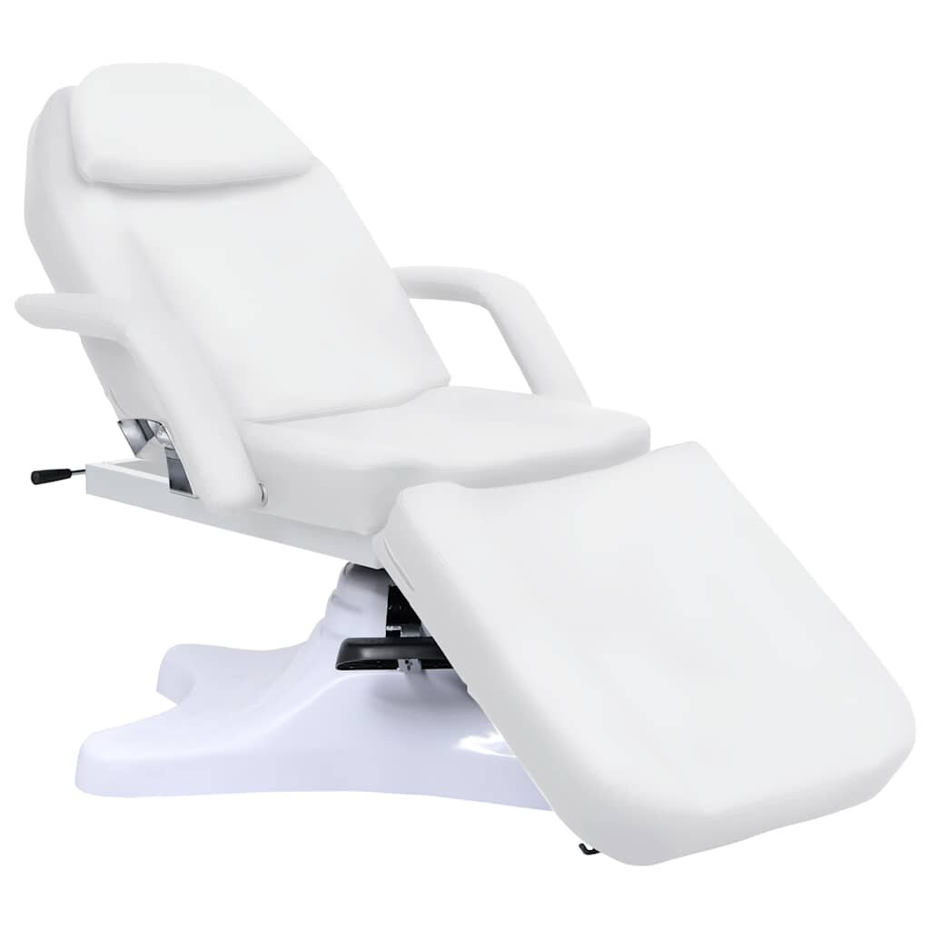 vidaXL Masážny stôl biely 180x62x(865-118) cm