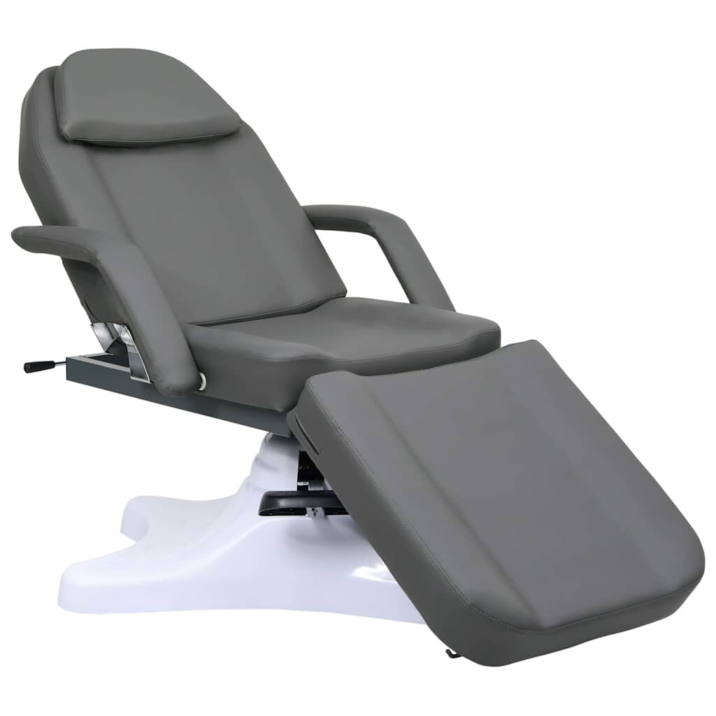 vidaXL Masážny stôl sivý 180x62x(865-118) cm