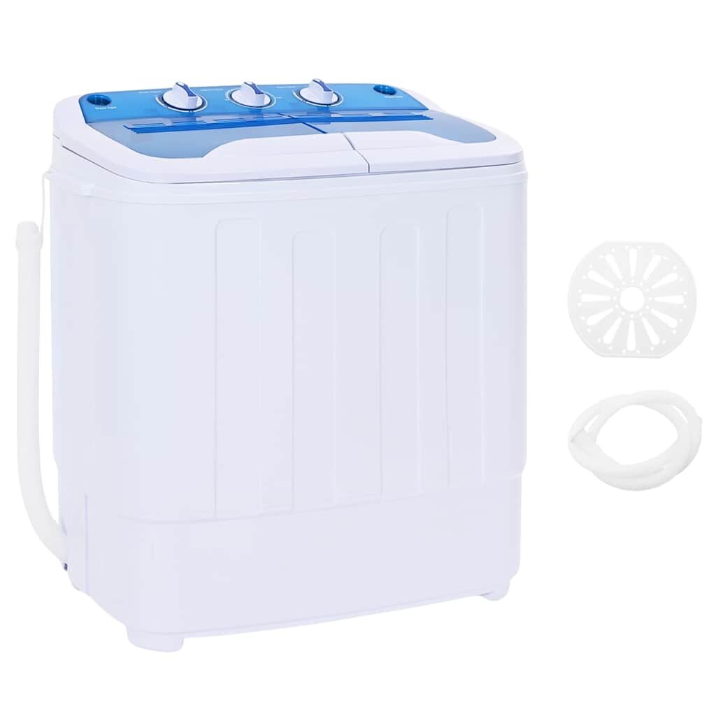 vidaXL Mini práčka s dvojitou nádobou 56 kg