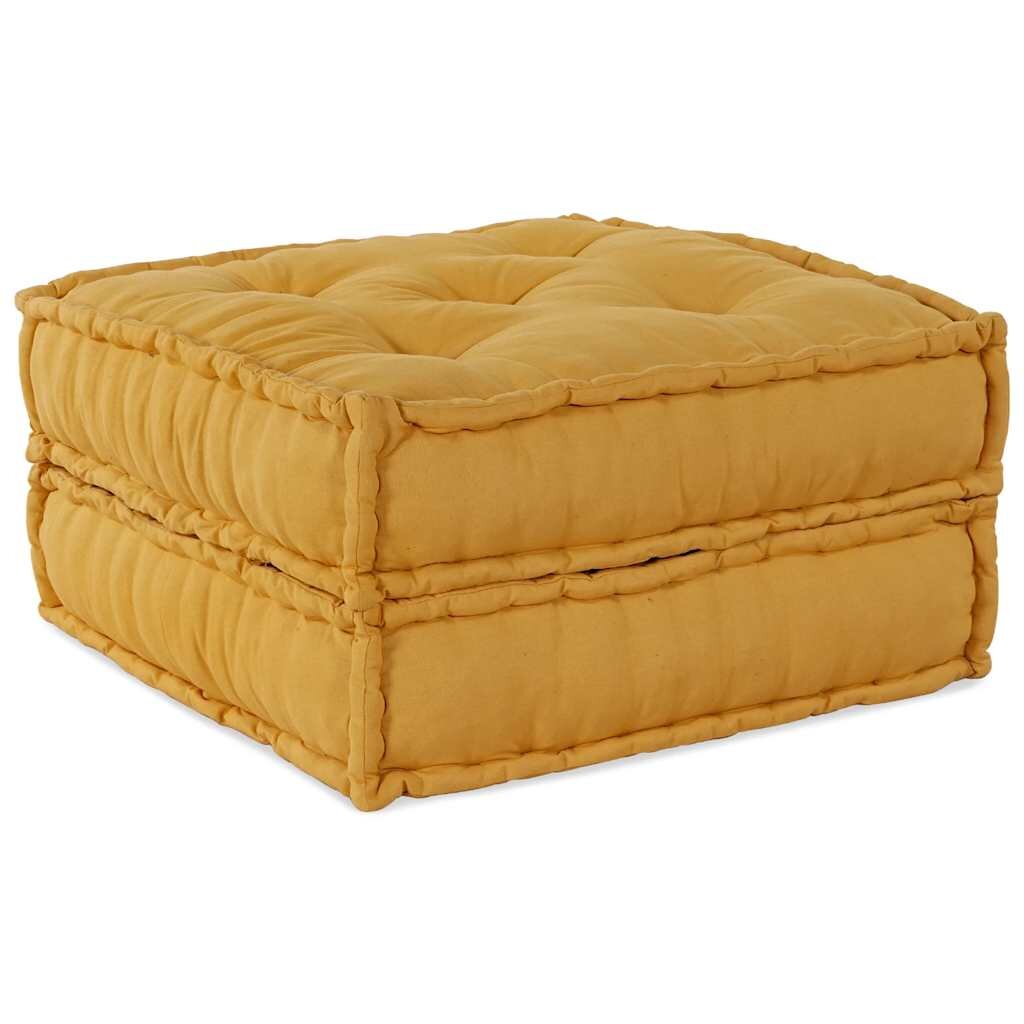 vidaXL Modulárna pohovka žltá 70x70x36 látková