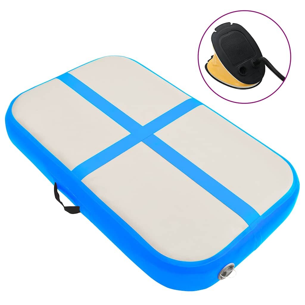 vidaXL Nafukovacia žinenka s pumpou 60x100x10 cm PVC modrá