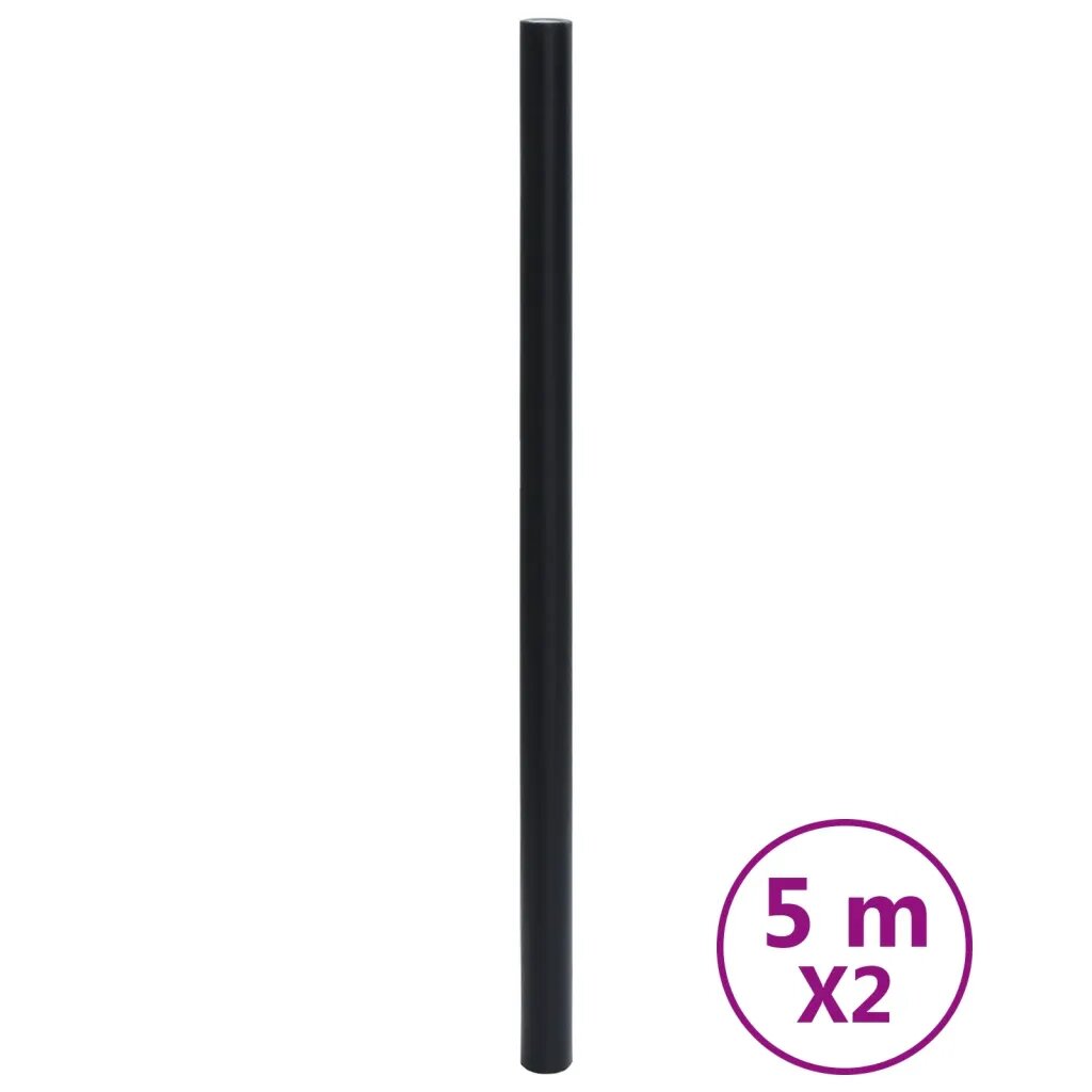 vidaXL Nálepky na nábytok samolepiace matné čierne 90x500 cm PVC