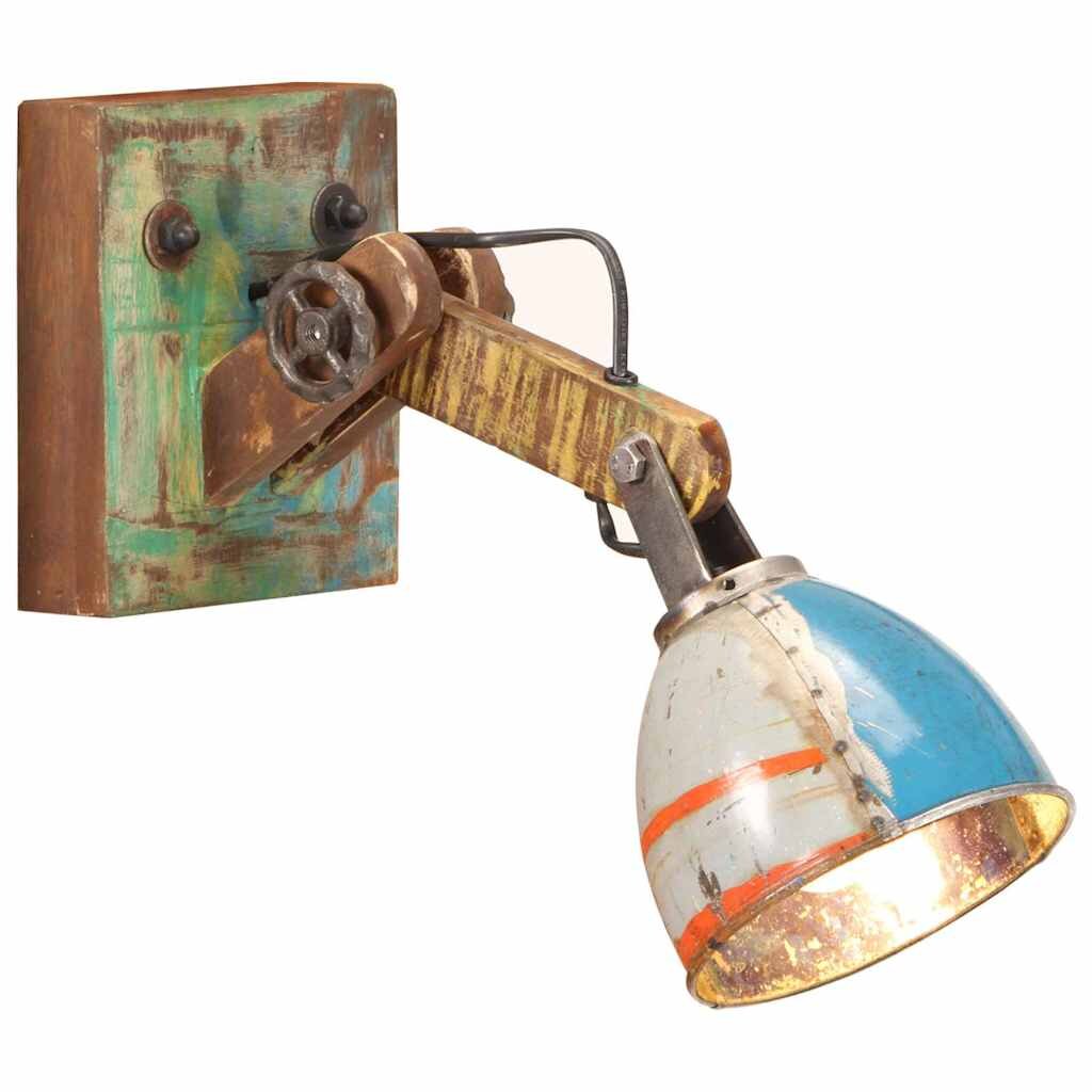 vidaXL Nástenná lampa industriálny štýl farebná okrúhla E27