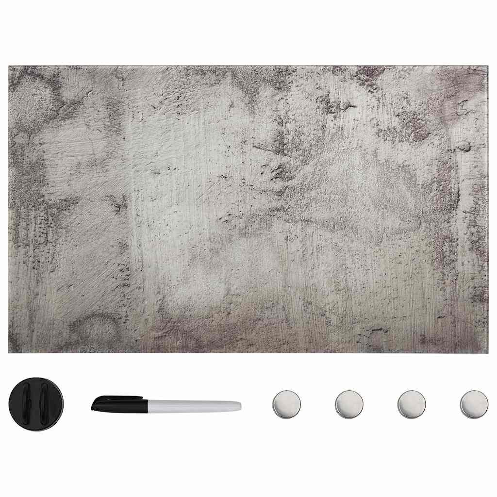 vidaXL Nástenná magnetická tabuľa sklo 100x60 cm