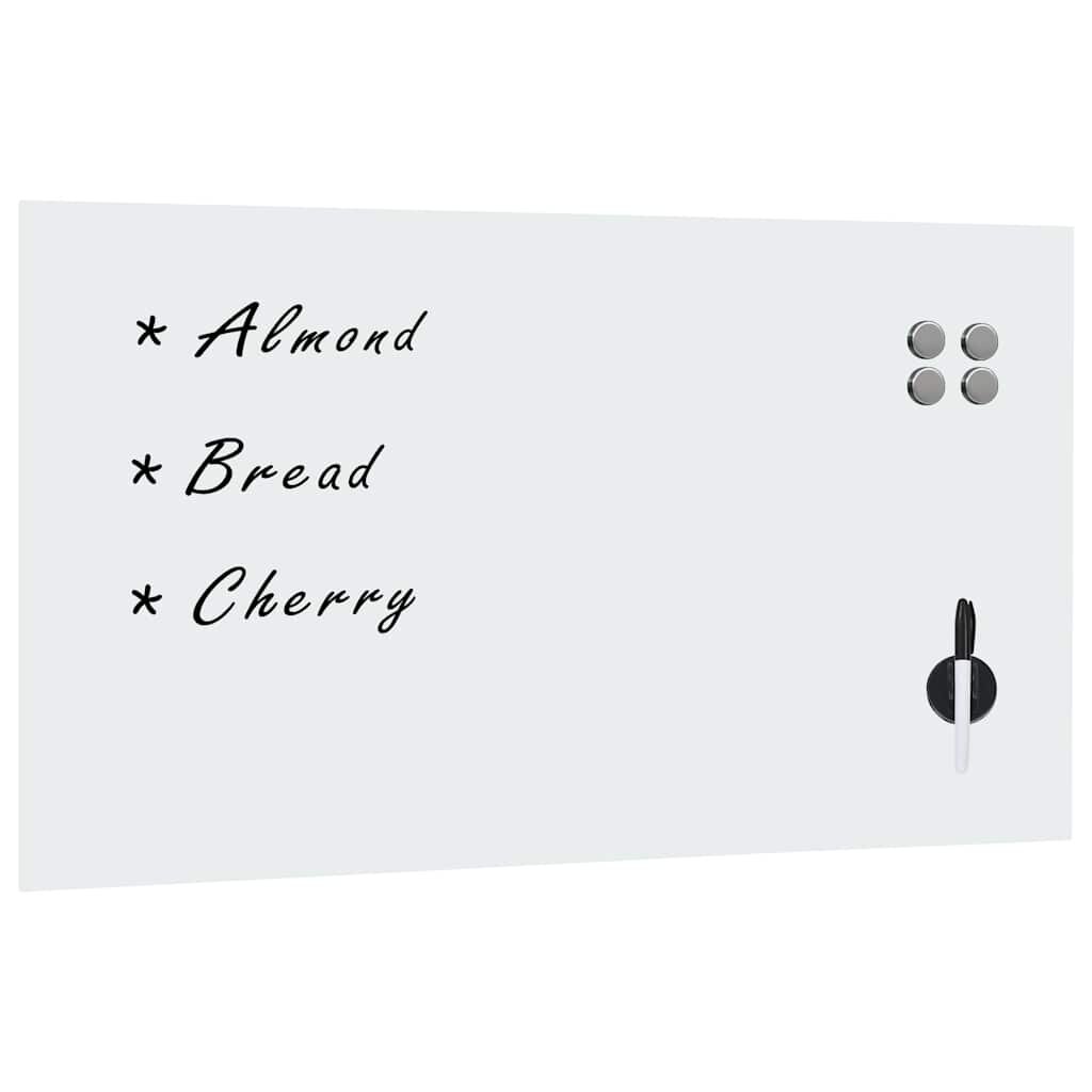 vidaXL Nástenná magnetická tabuľa sklo 120x60 cm