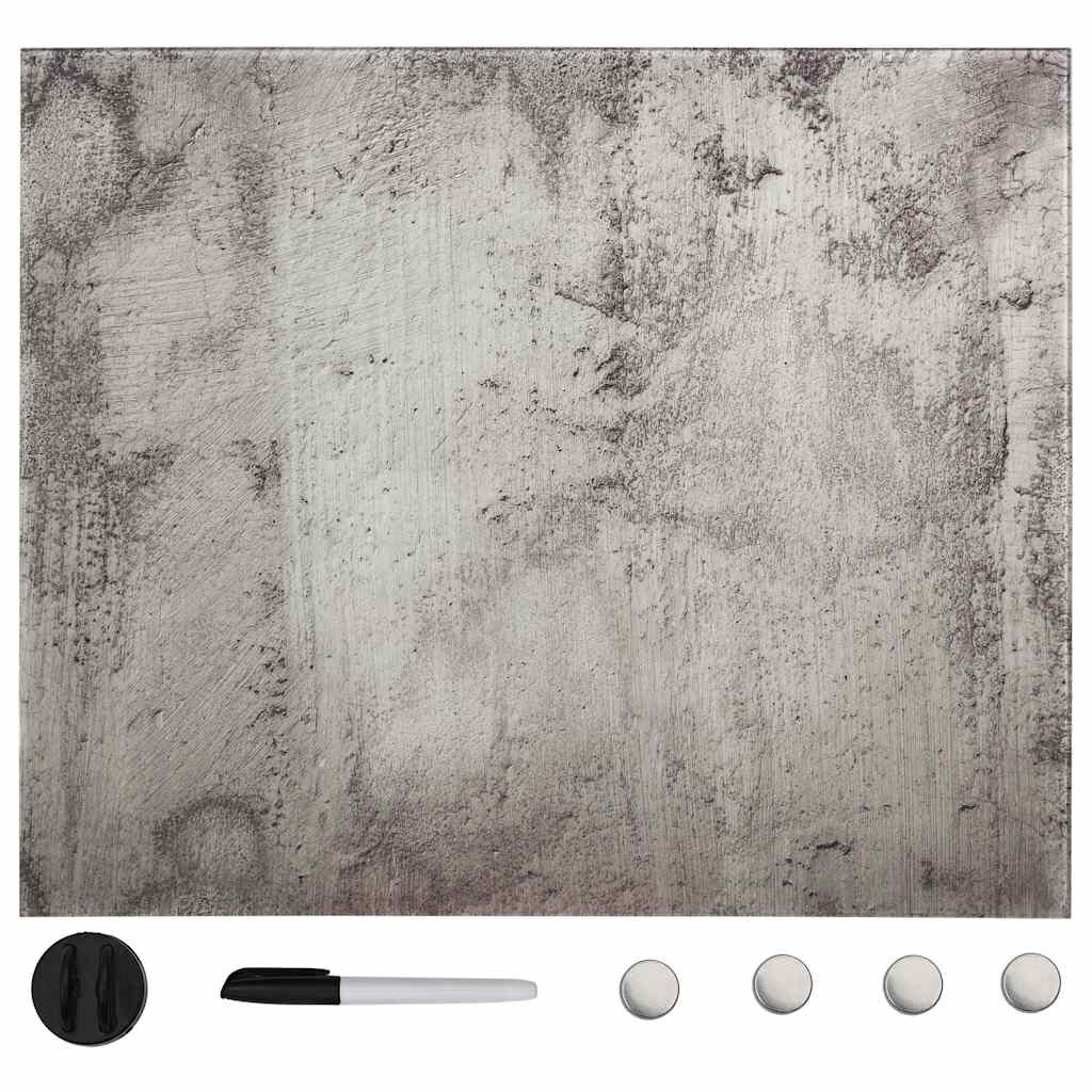 vidaXL Nástenná magnetická tabuľa sklo 60x60 cm