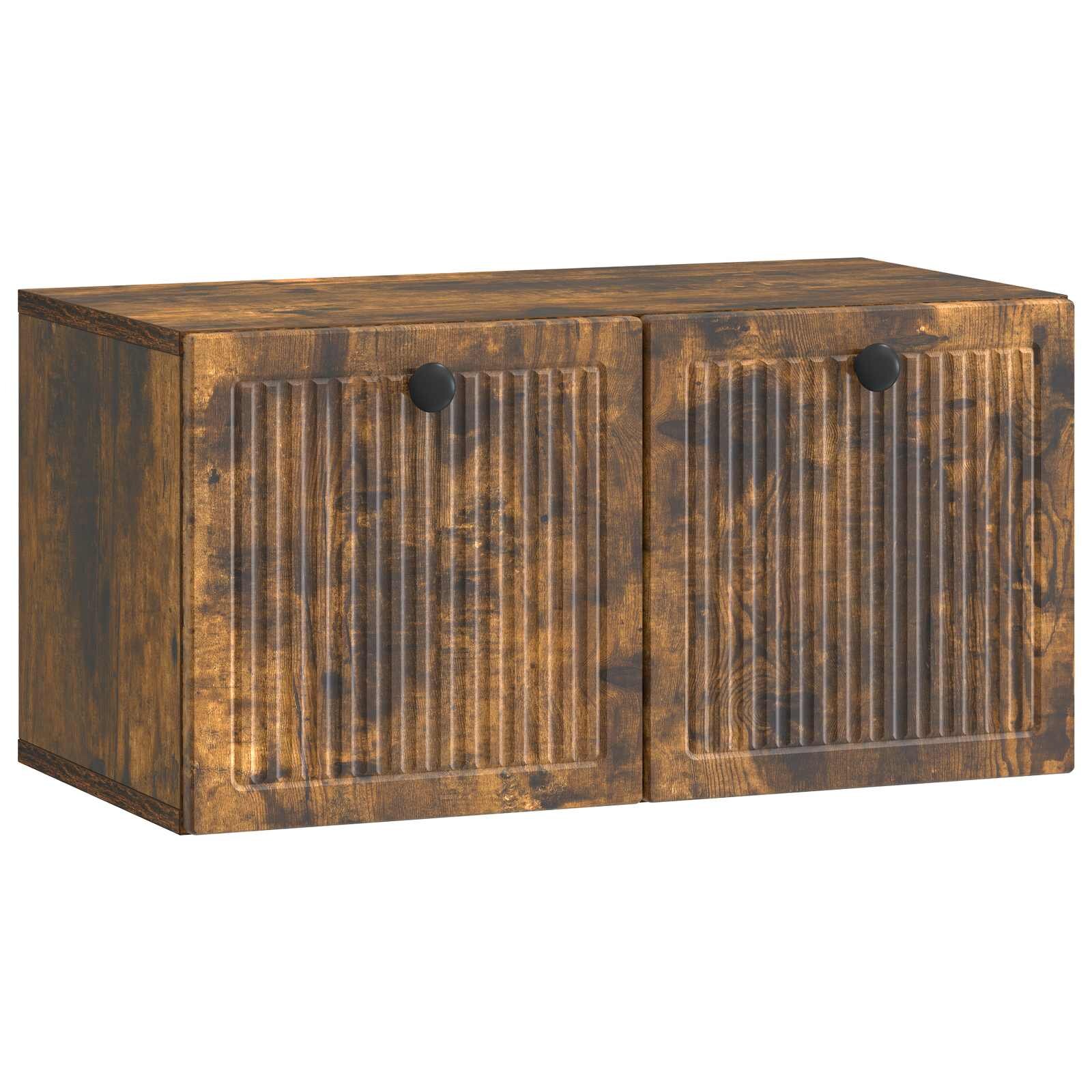 vidaXL Nástenná TV skrinka 595 x 31 x 30 cm Dymový dub