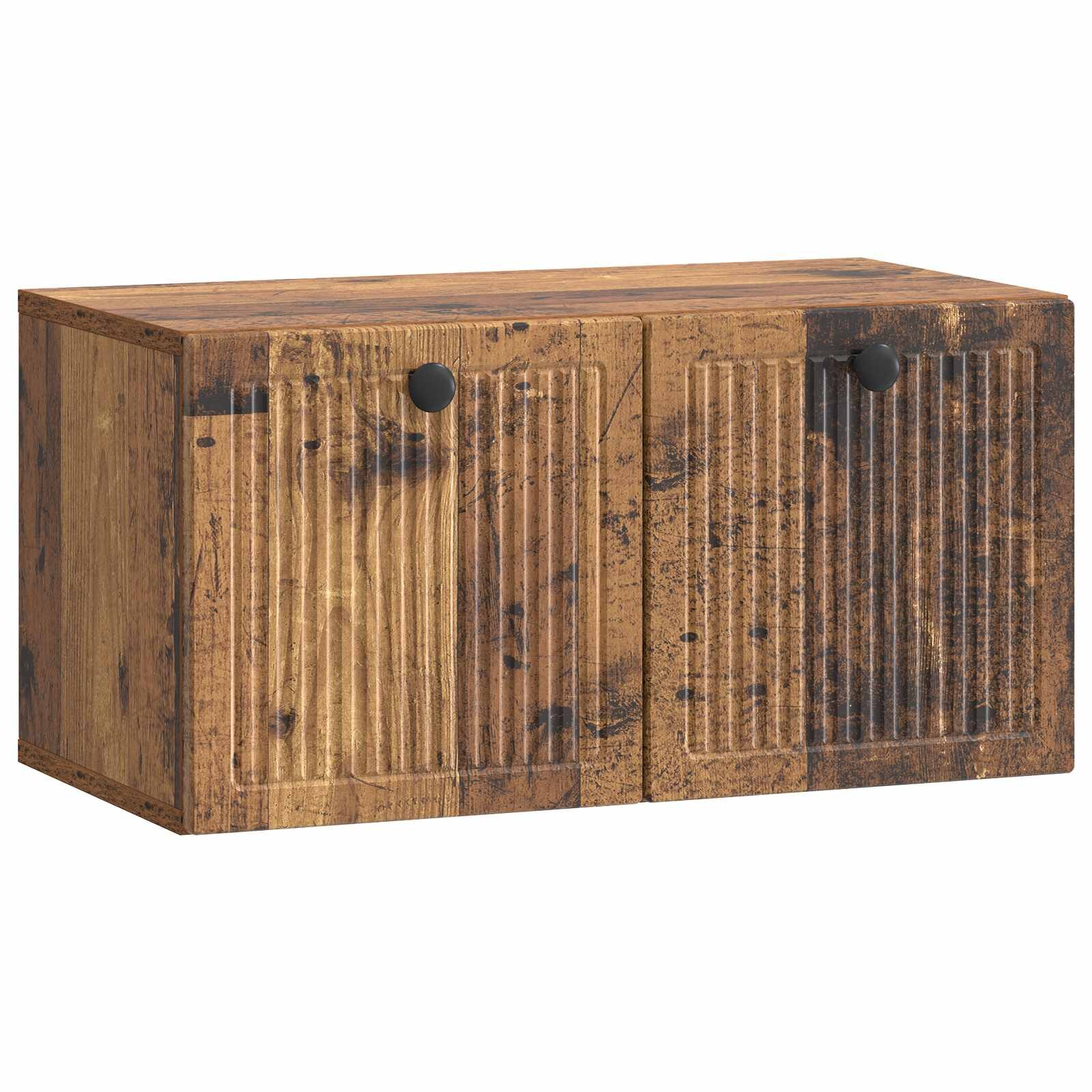 vidaXL Nástenná TV skrinka 595 x 31 x 30 cm Staré drevo