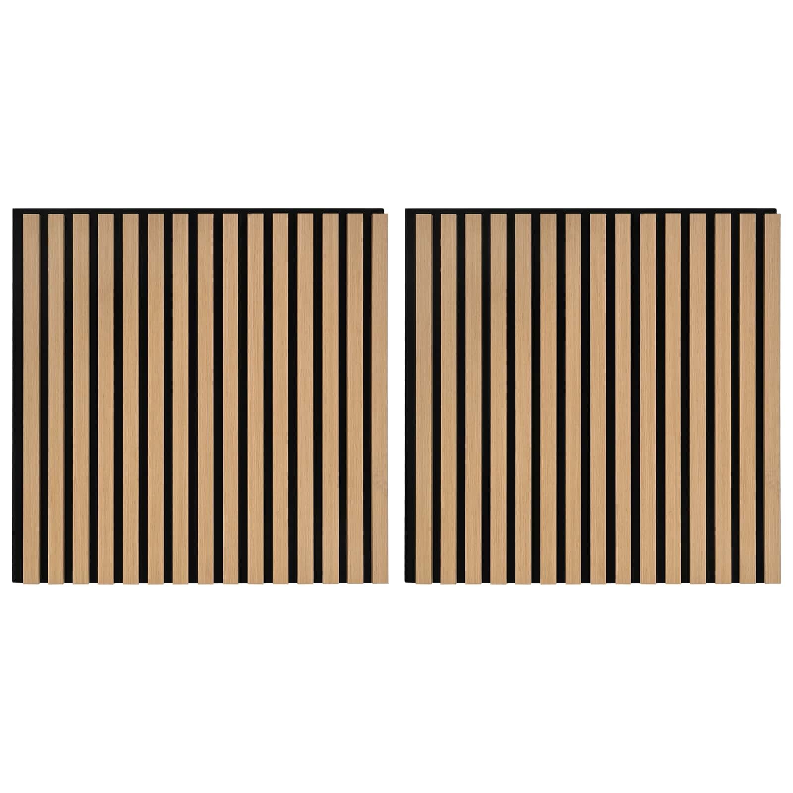 vidaXL Nástenné panely 2 ks 605 x 60 cm Prírodná