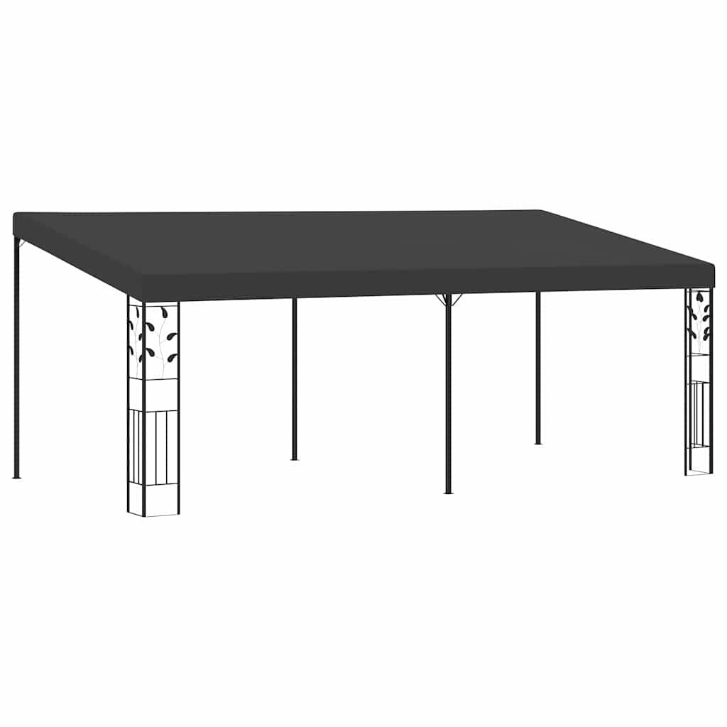 vidaXL Nástenný altánok antracitový 6x3x25 m