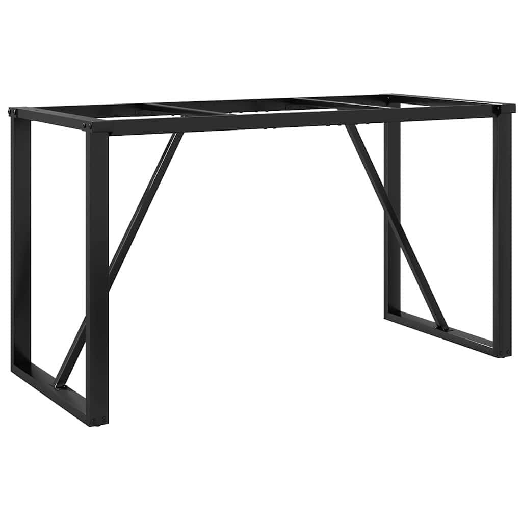 vidaXL Nohy jedálenského stola O-rám 120x60x73 cm oceľ