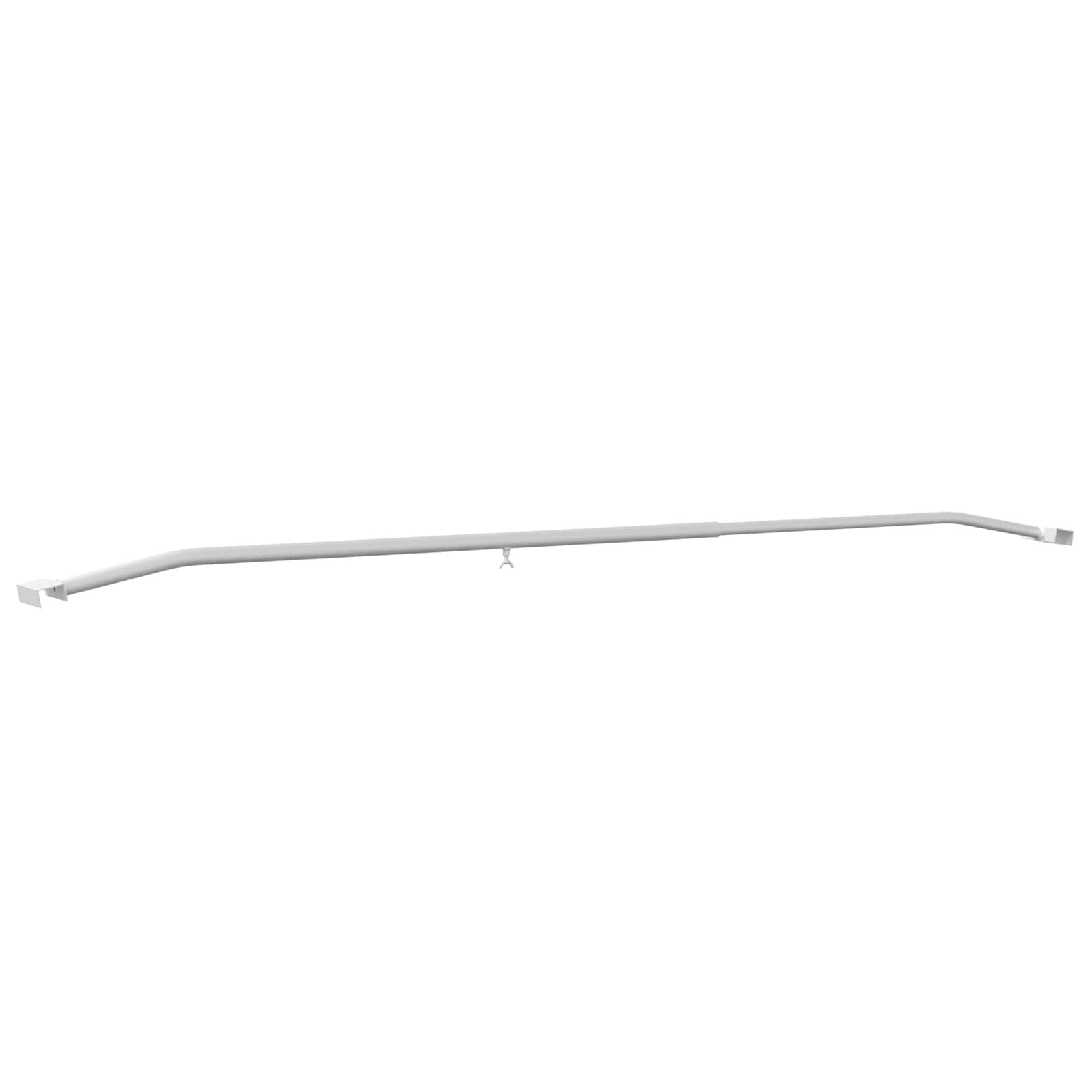 vidaXL Nosník plachty na prívesy Strieborná 136-218 cm