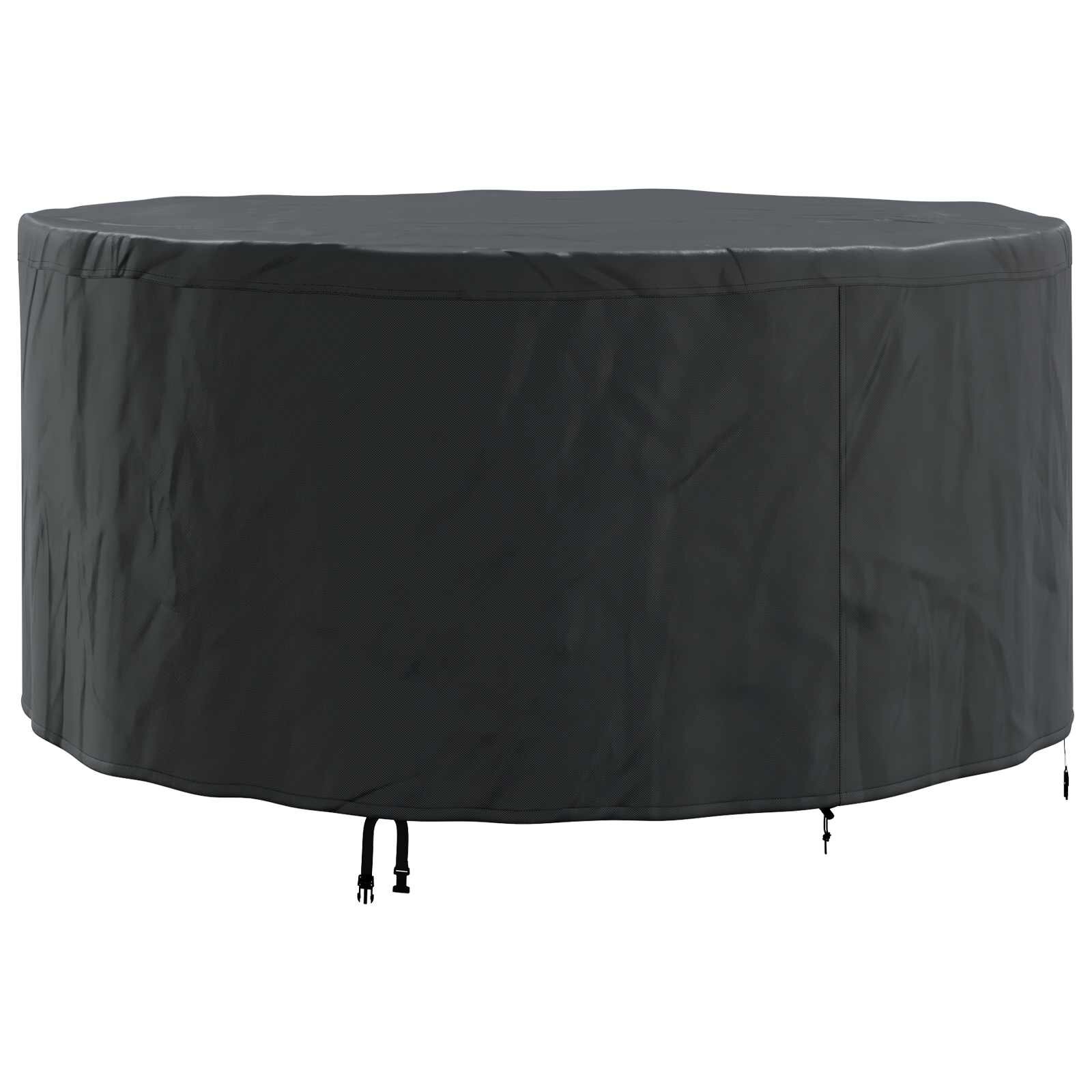 vidaXL Obal na nábytok 182 x 182 x 71 cm 210D Oxford tkanina Okrúhly