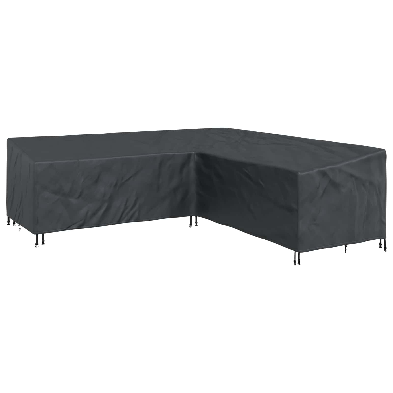 vidaXL Obal na nábytok 270 x 270 x 80 cm 600D Oxford tkanina Tvar L