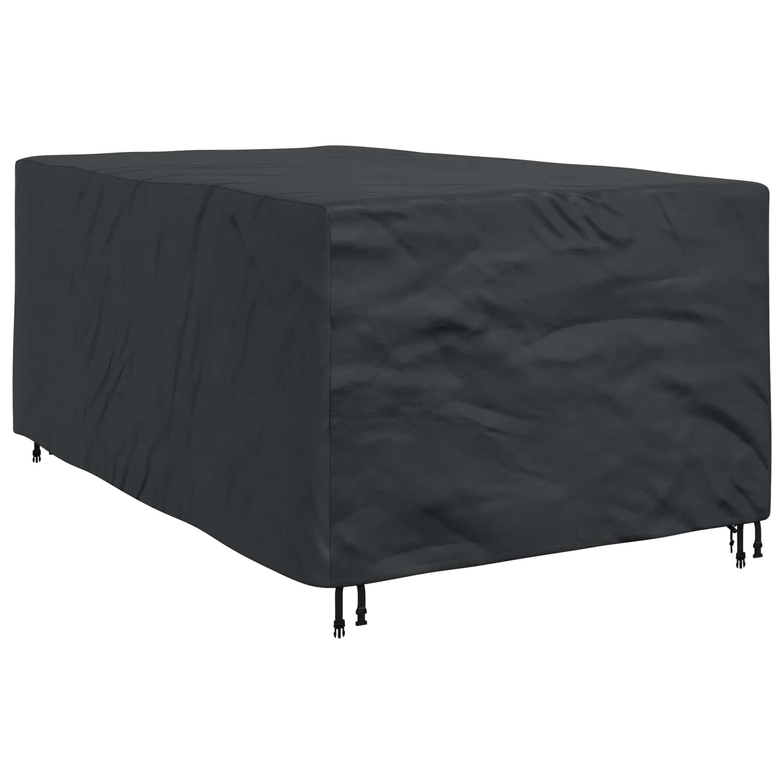 vidaXL Obal na nábytok Jednofarebný Čierna 143 x 225 x 90 cm 600D
