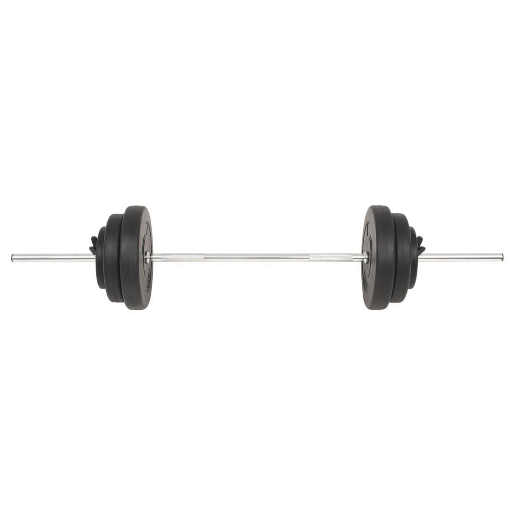 vidaXL Obojručná činka so závažiami 60 kg
