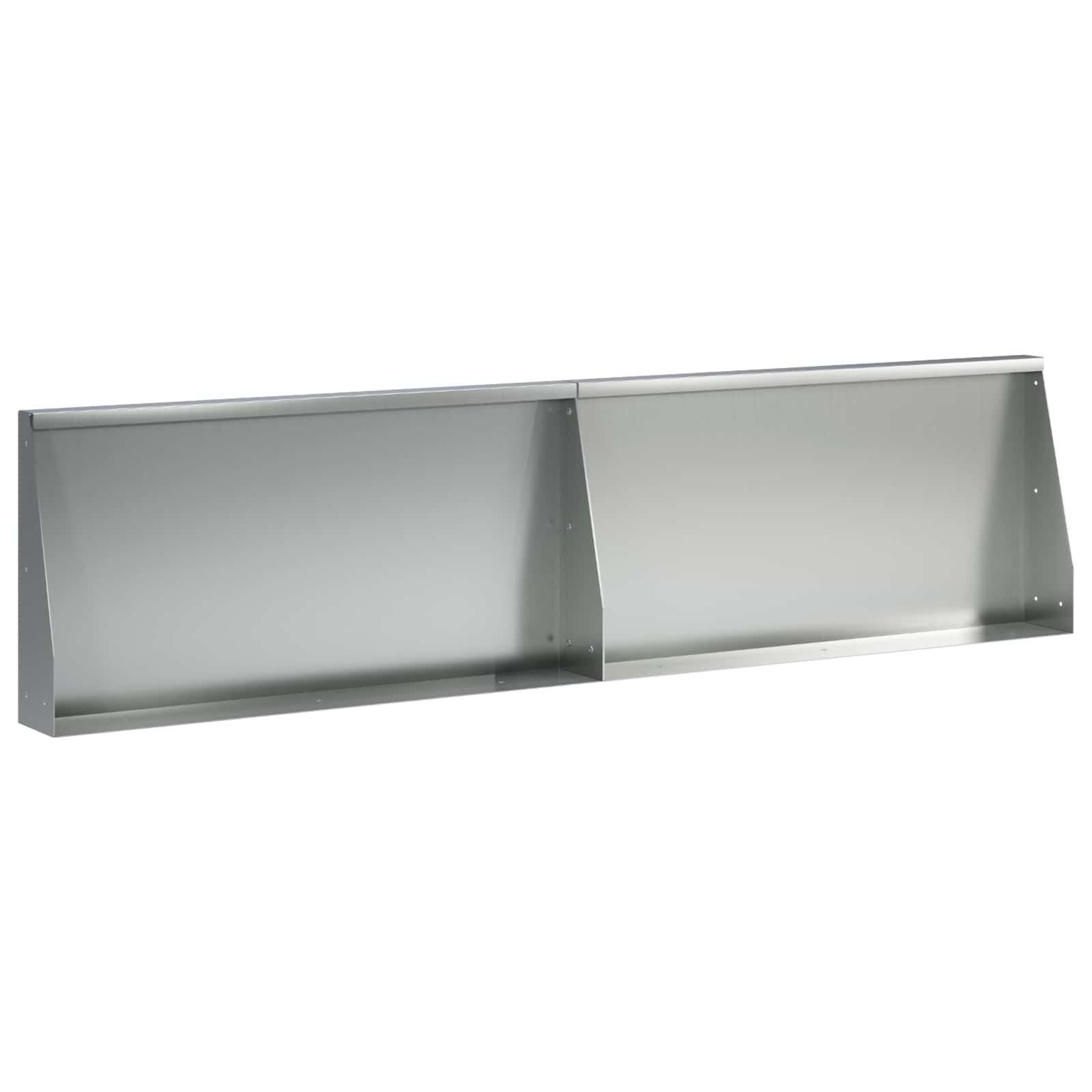vidaXL Oporný múr 2 ks 80 x 12 x 30 cm Pozinkovaná oceľ Strieborná