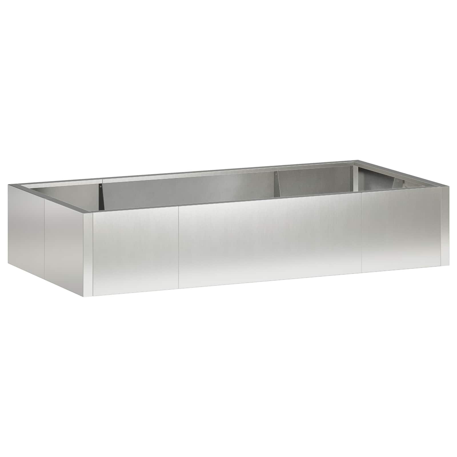 vidaXL Oporný múr 6 ks 200 x 100 x 50 cm Nehrdzavejúca oceľ Strieborná