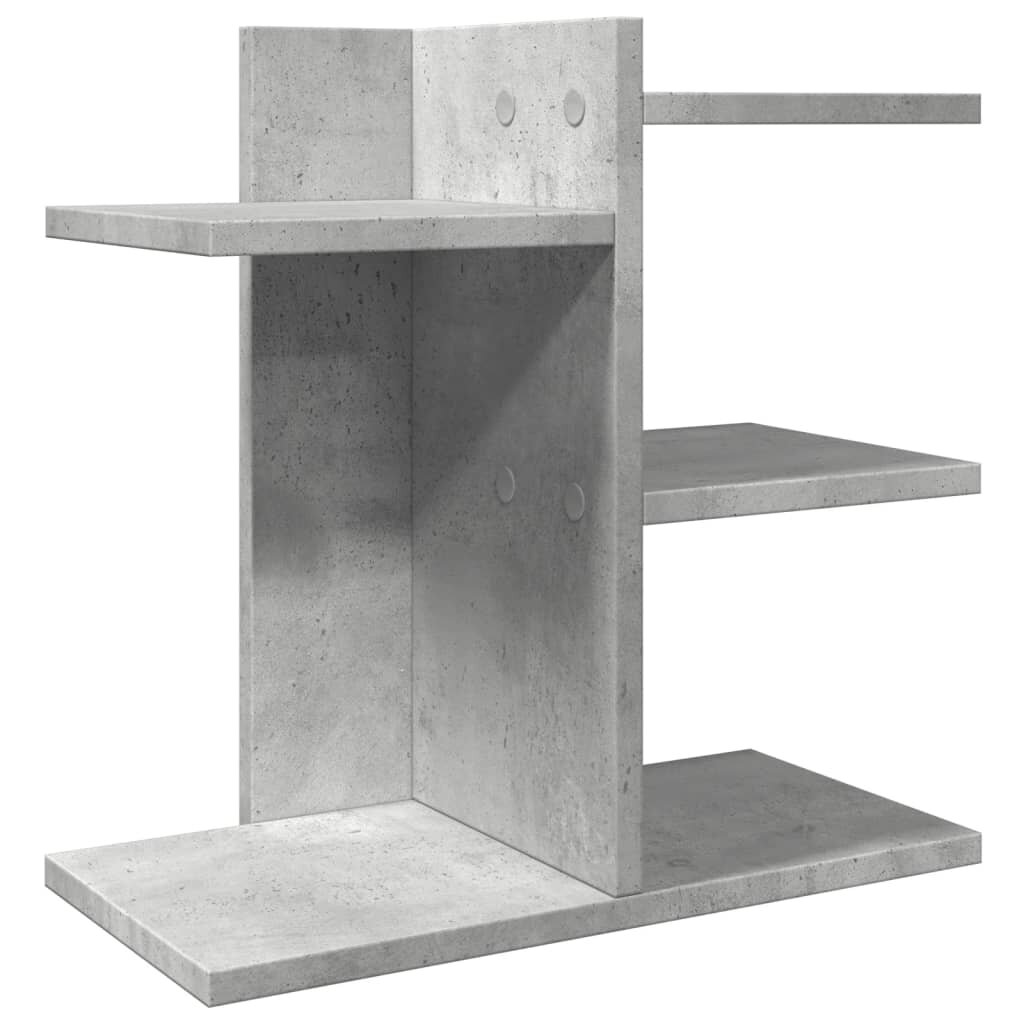 vidaXL Organizér na stôl betónovo sivý 42x215x42cm kompozitné drevo