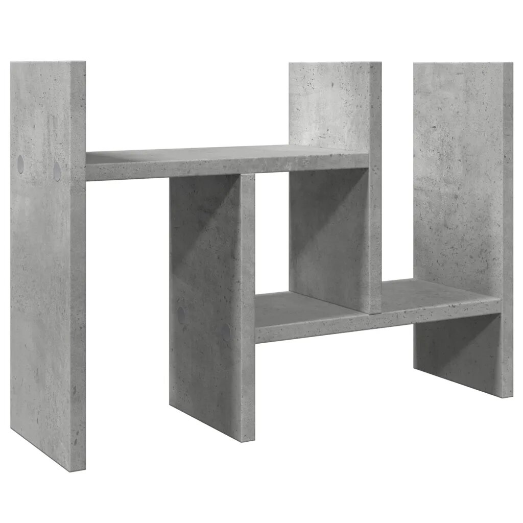 vidaXL Organizér na stôl betónový 345x155x355 cm kompozitné drevo