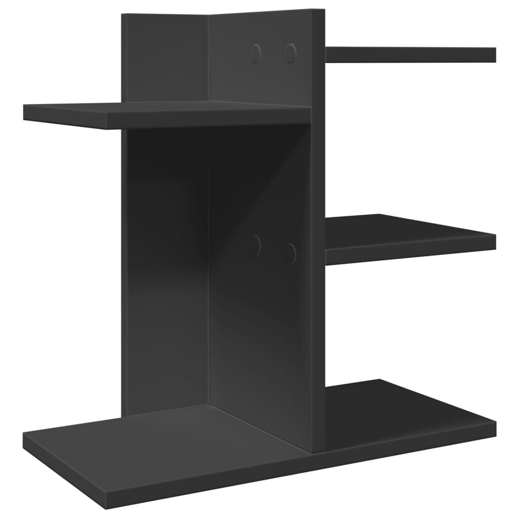 vidaXL Organizér na stôl čierny 42x215x42 cm kompozitné drevo