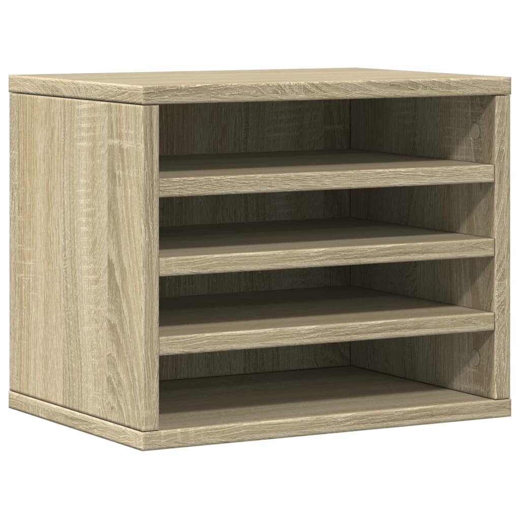 vidaXL Organizér na stôl dub sonoma 36x26x295 cm kompozitné drevo