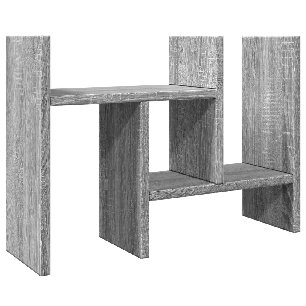 vidaXL Organizér na stôl sivá sonoma 345x155x355cm kompozitné drevo