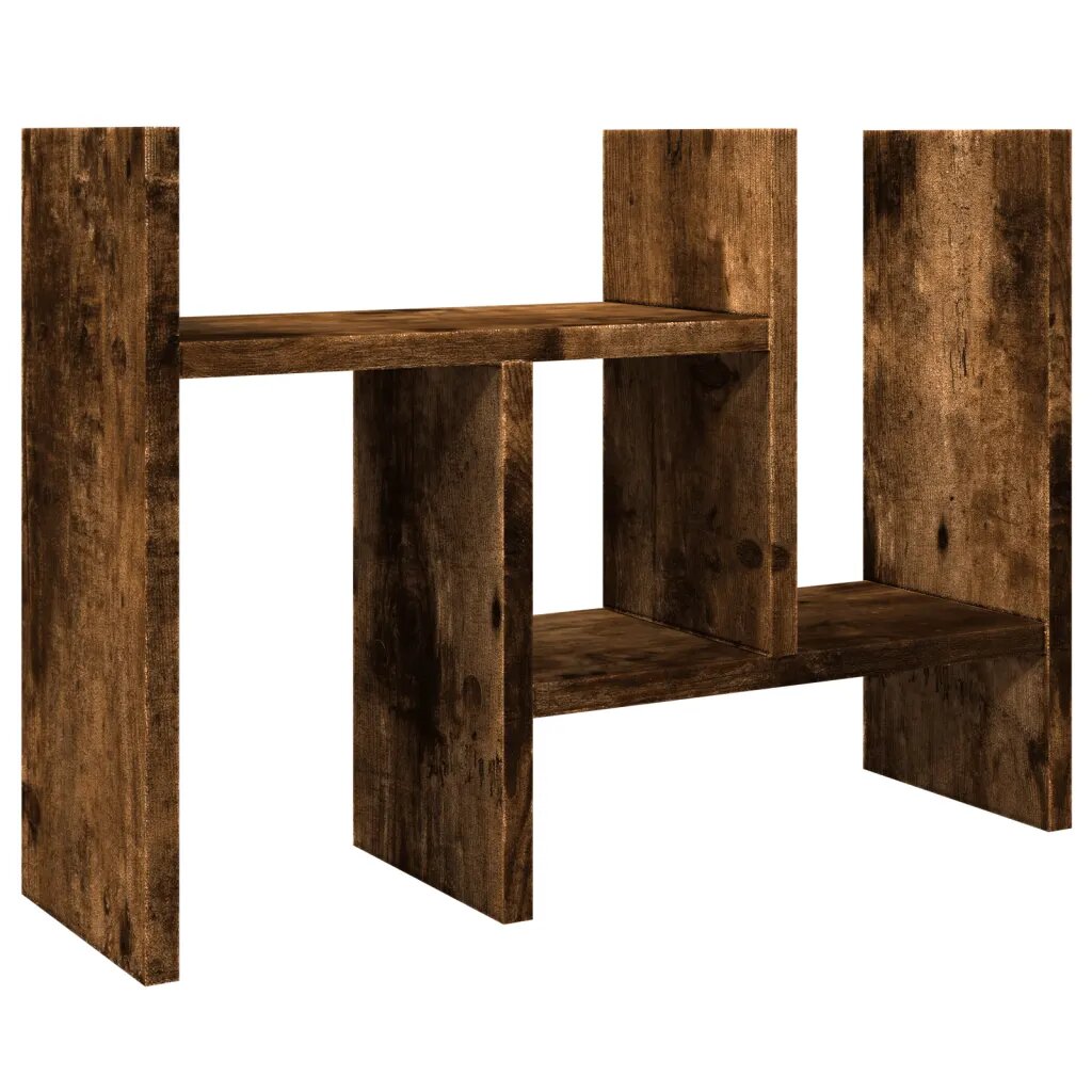 vidaXL Organizér na stôl tmavý dub 345x155x355cm kompozitné drevo