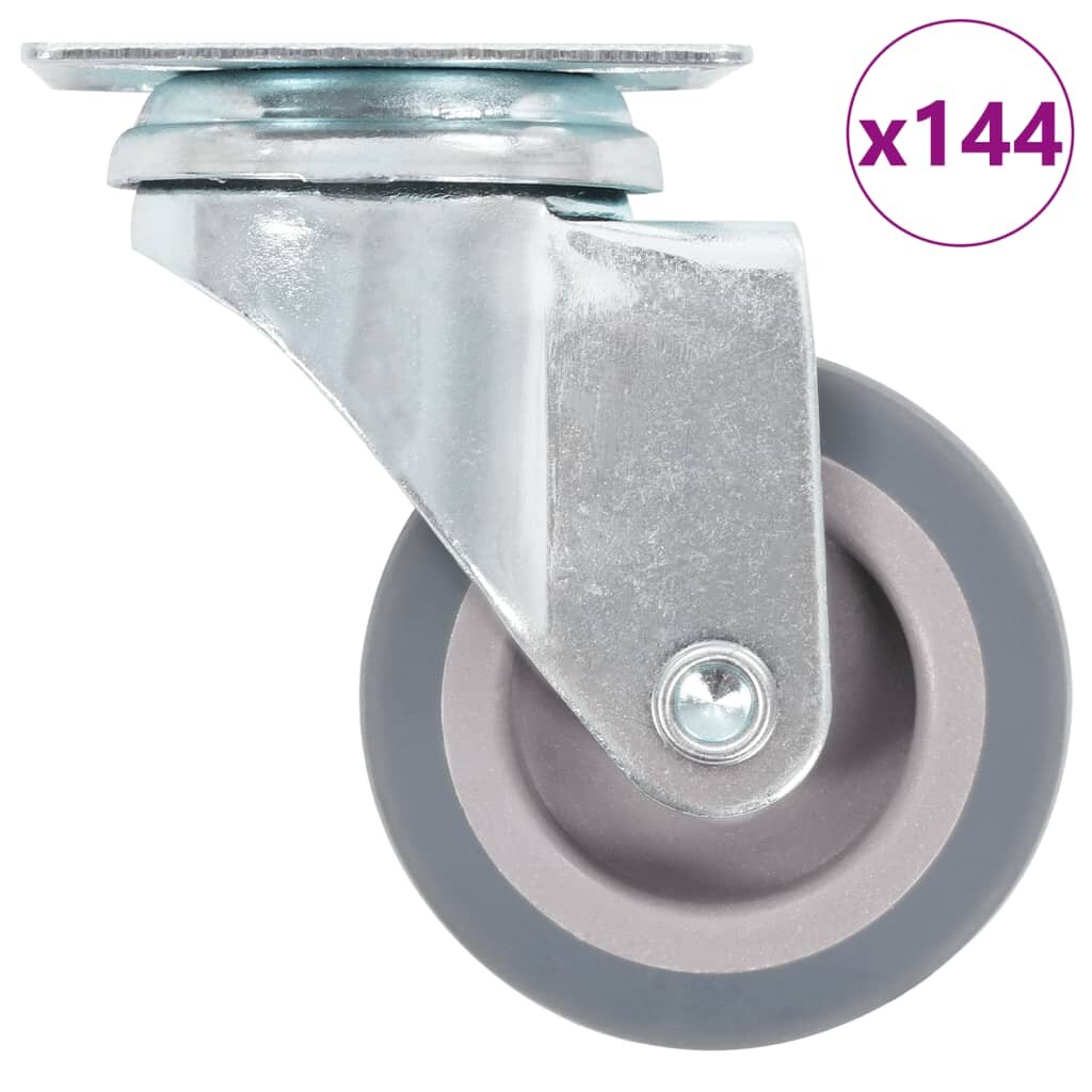 vidaXL Otočné kolieska 144 ks 50 mm